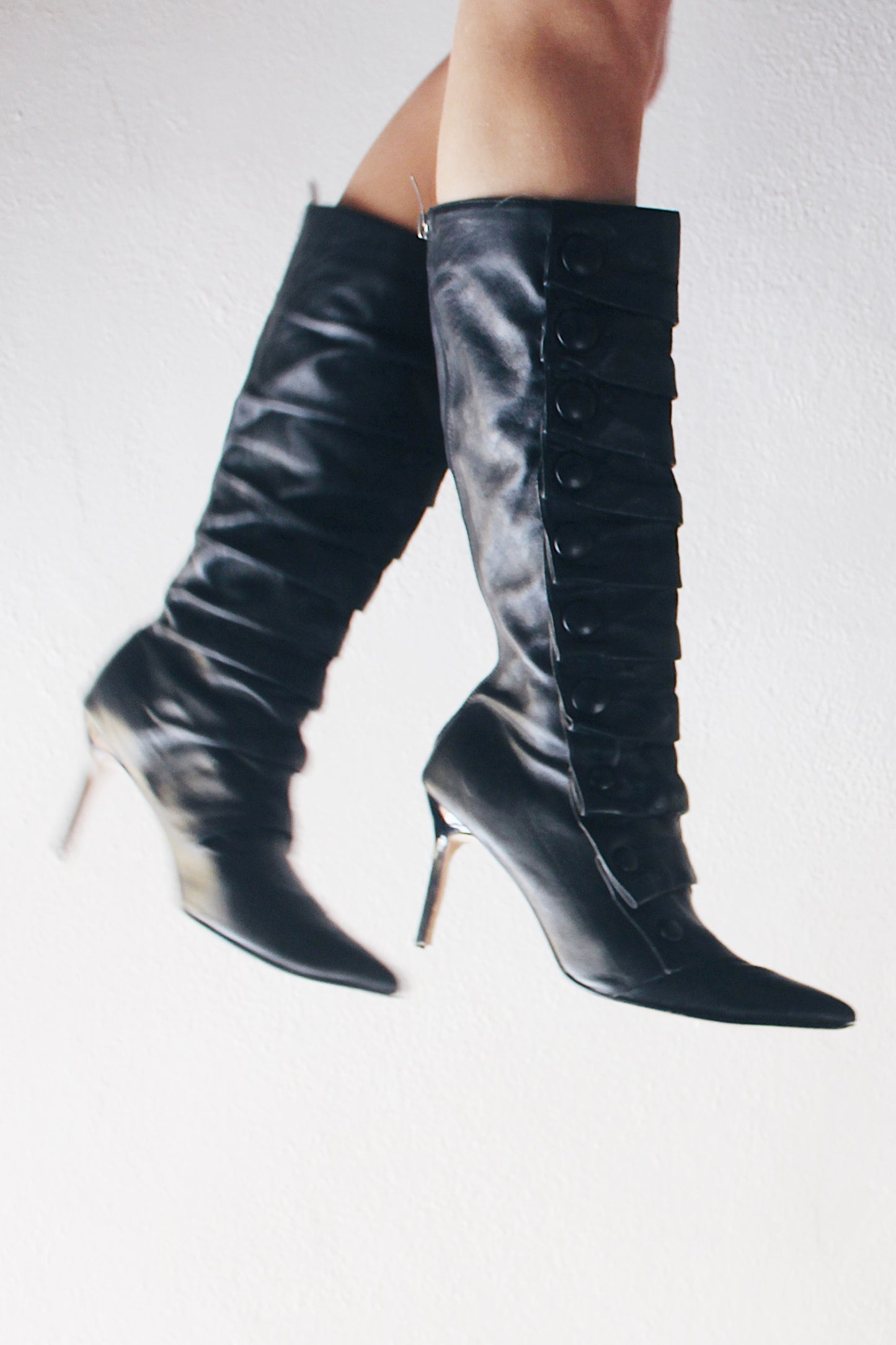 Y2K Kitten Heels: Unleash Your Mysterious Vibe! - Dark Witchy Victorian Style