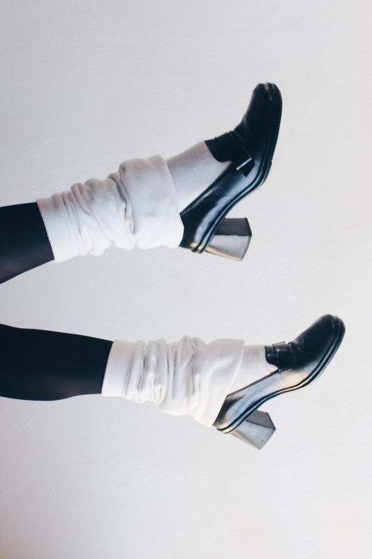 Step into Y2K Style: Chunky Heeled Vintage Loafers - Librariancore Academic