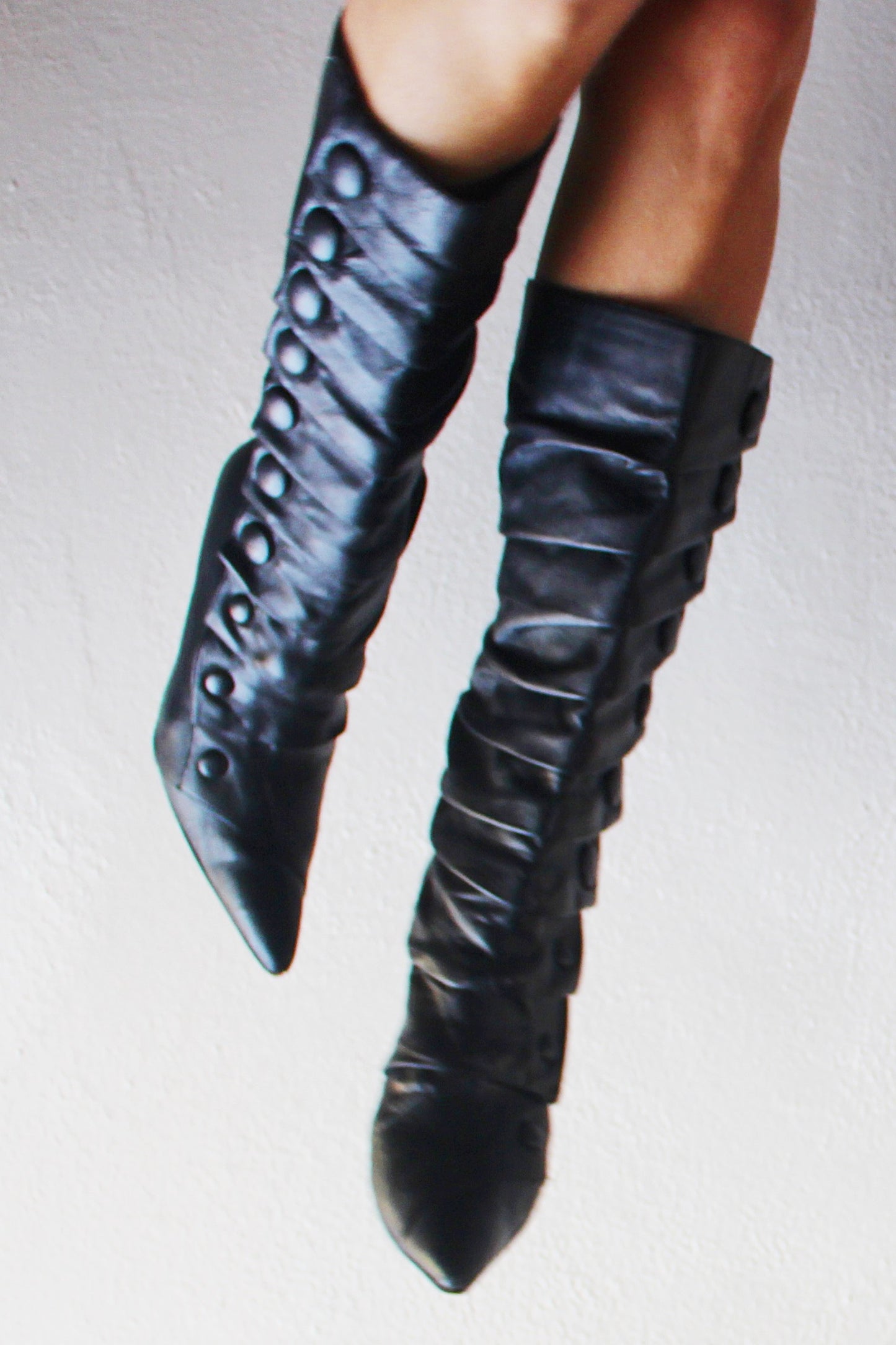 Y2K Kitten Heels: Unleash Your Mysterious Vibe! - Dark Witchy Victorian Style