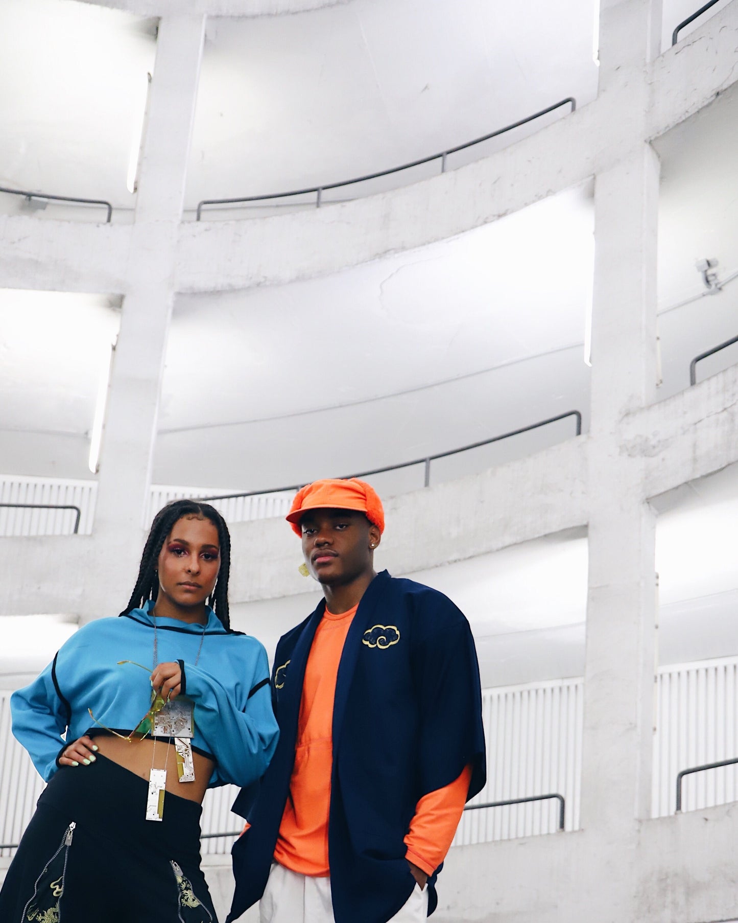 Call Me if You Get Lost - Retro Men's Neon Orange Bomber Hat - Gorpcore Utility Hunting Elegance