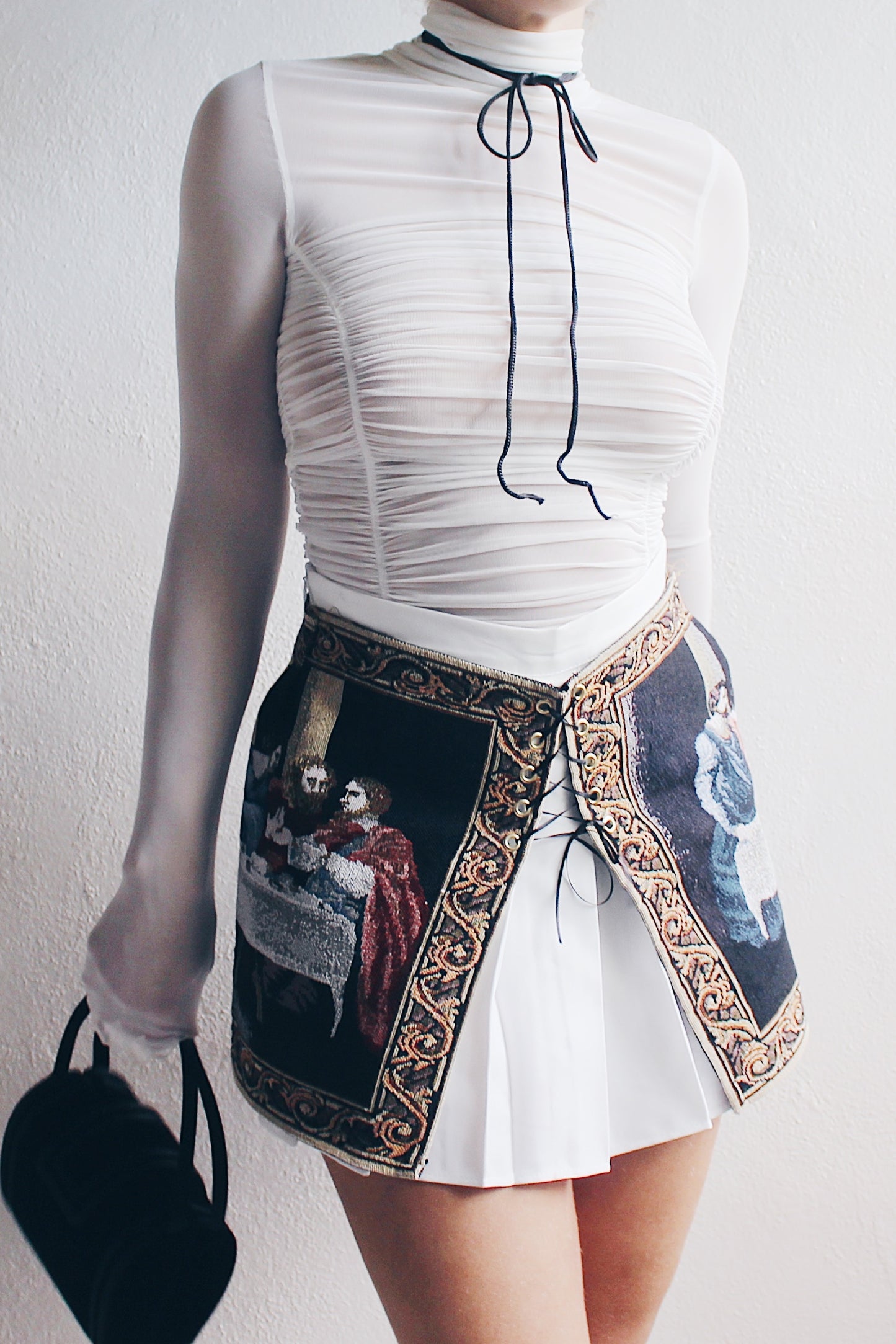 Last Supper Masterpiece Skirt - Channeling Divine Dark Academia Vibes