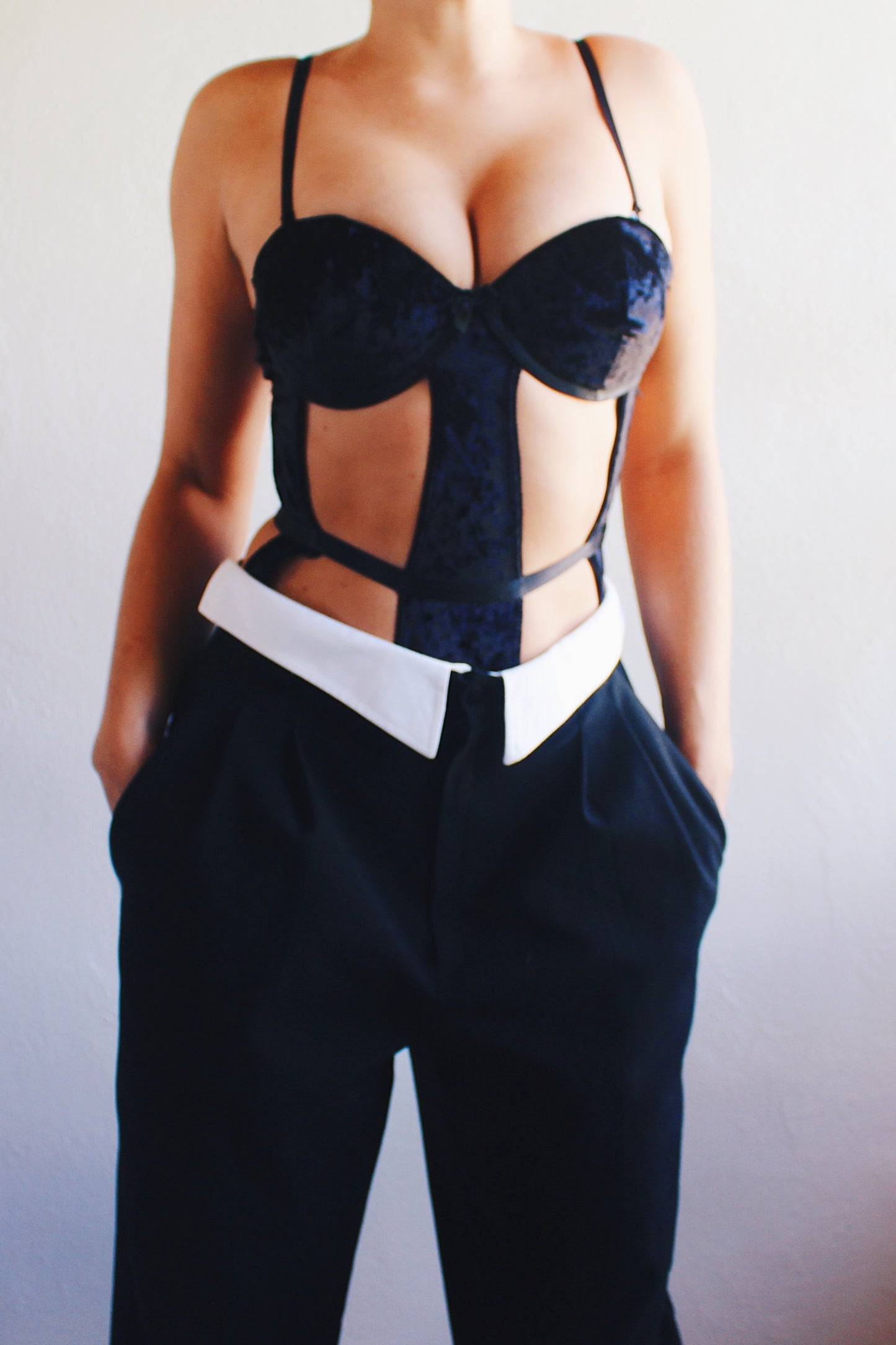 Spellbinding Black Teddy - Gothic Witchy Lingerie bodysuit