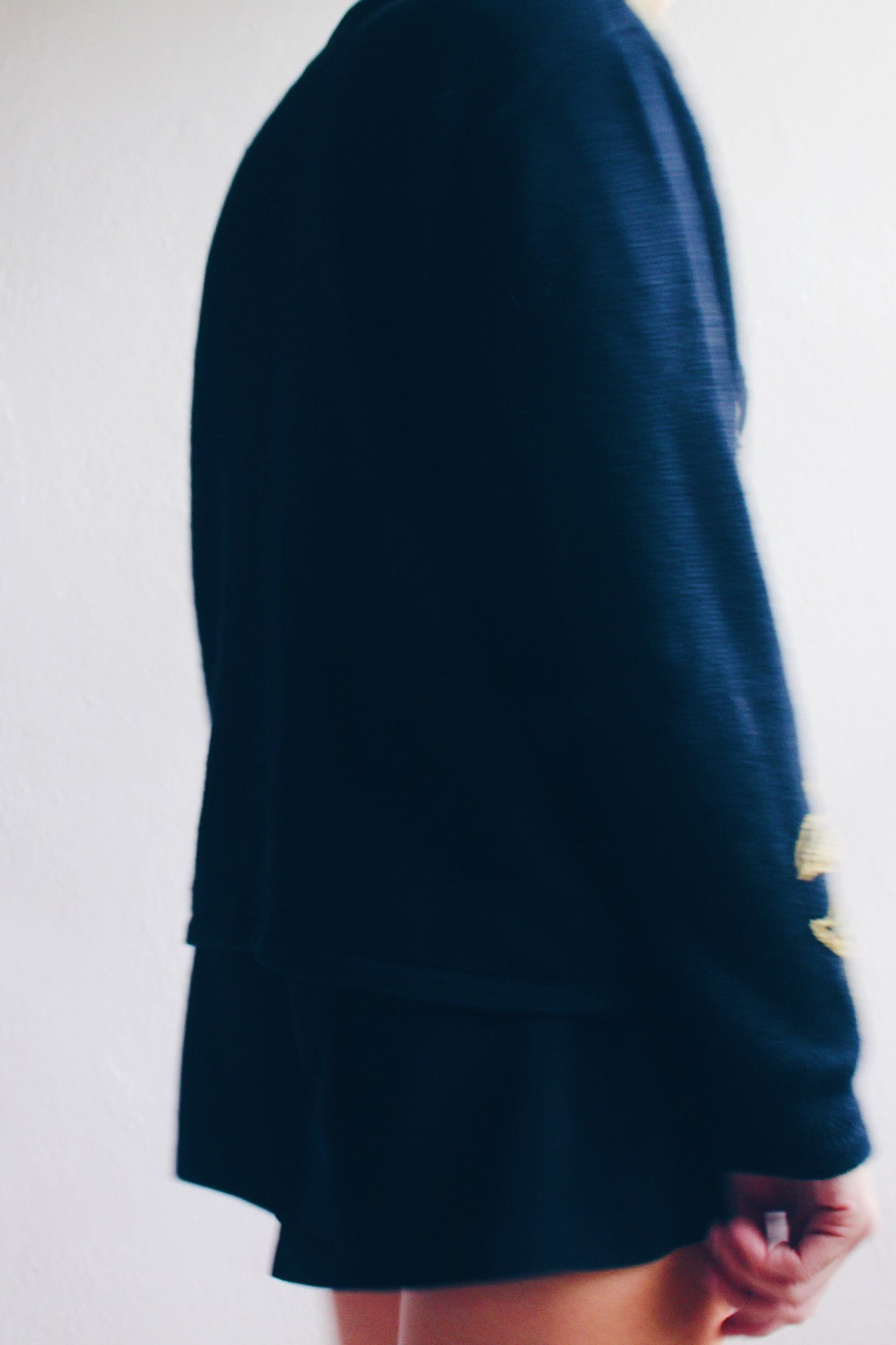 Vintage '90s Whimsigoth Knit Zip-Up Sweater / Goblincore tree branch knit zip up cardigan