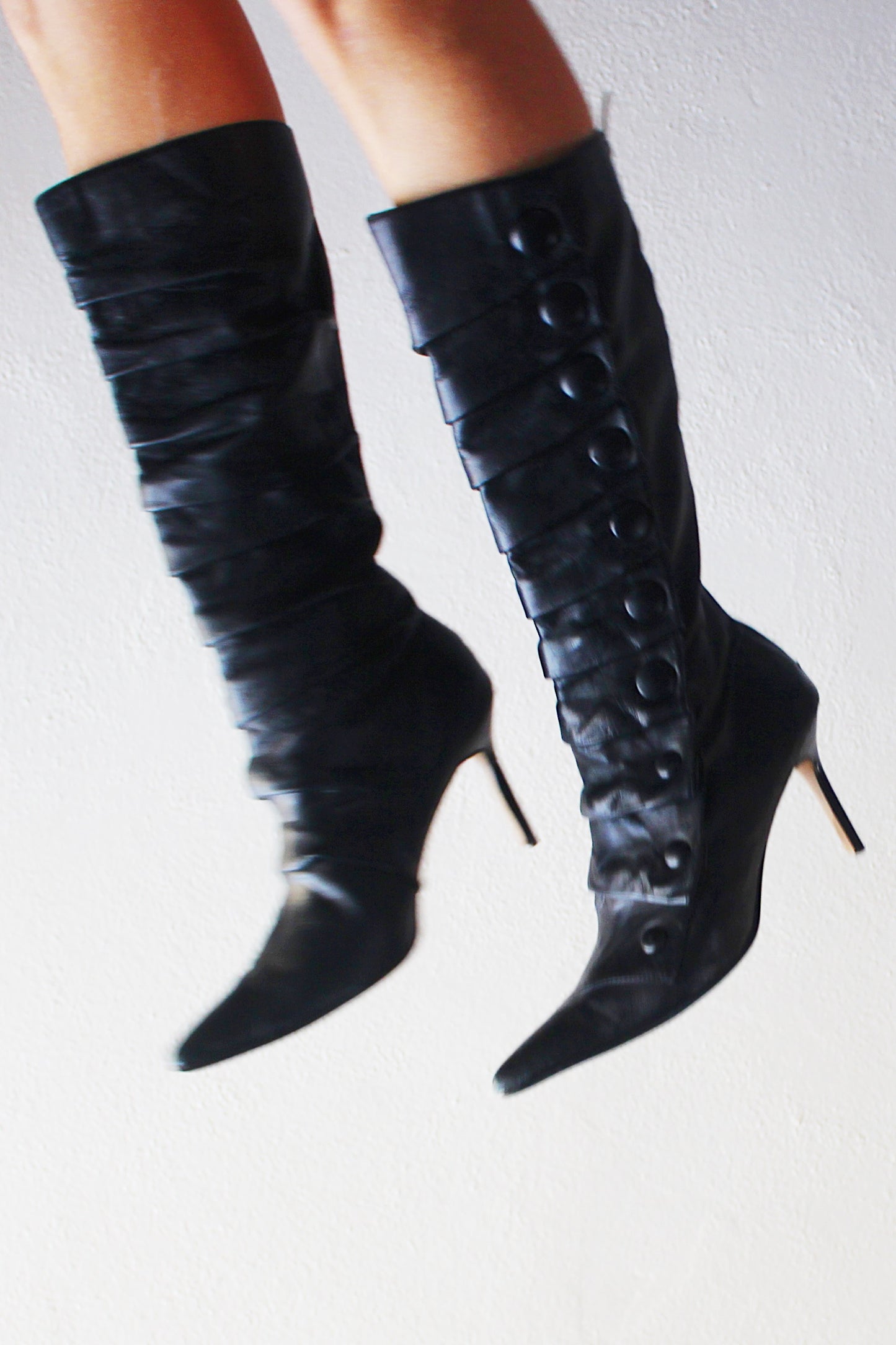 Y2K Kitten Heels: Unleash Your Mysterious Vibe! - Dark Witchy Victorian Style