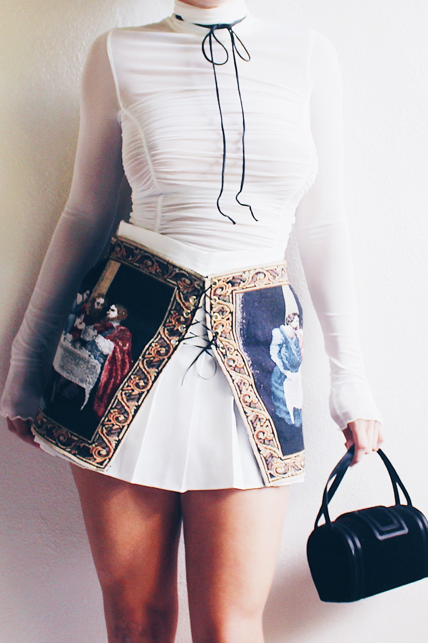 Last Supper Masterpiece Skirt - Channeling Divine Dark Academia Vibes