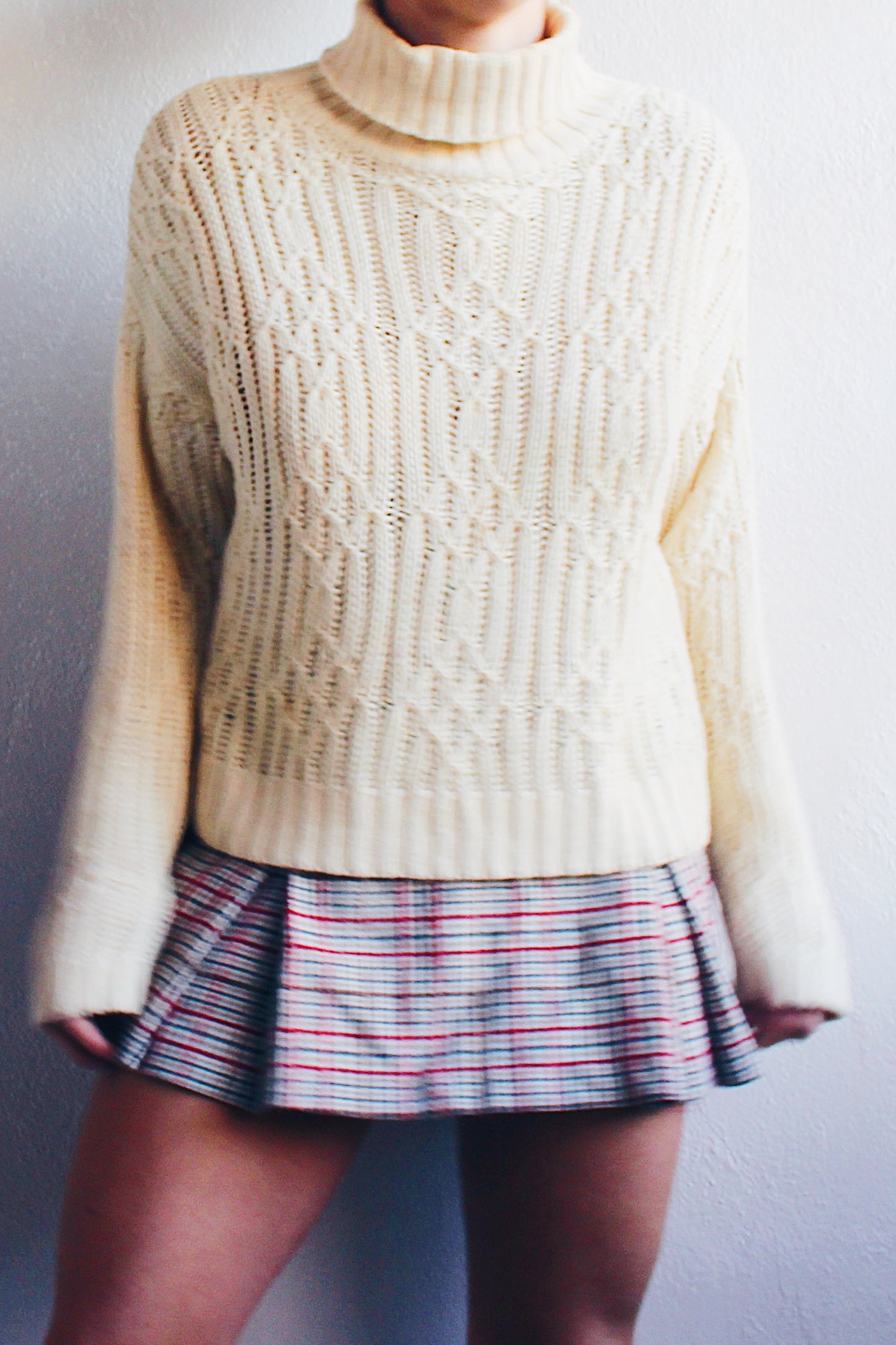 Taylor Swift Essence: Plaid Wool Pleated Mini Skirt - Winter-Perfect & Classic Chic!