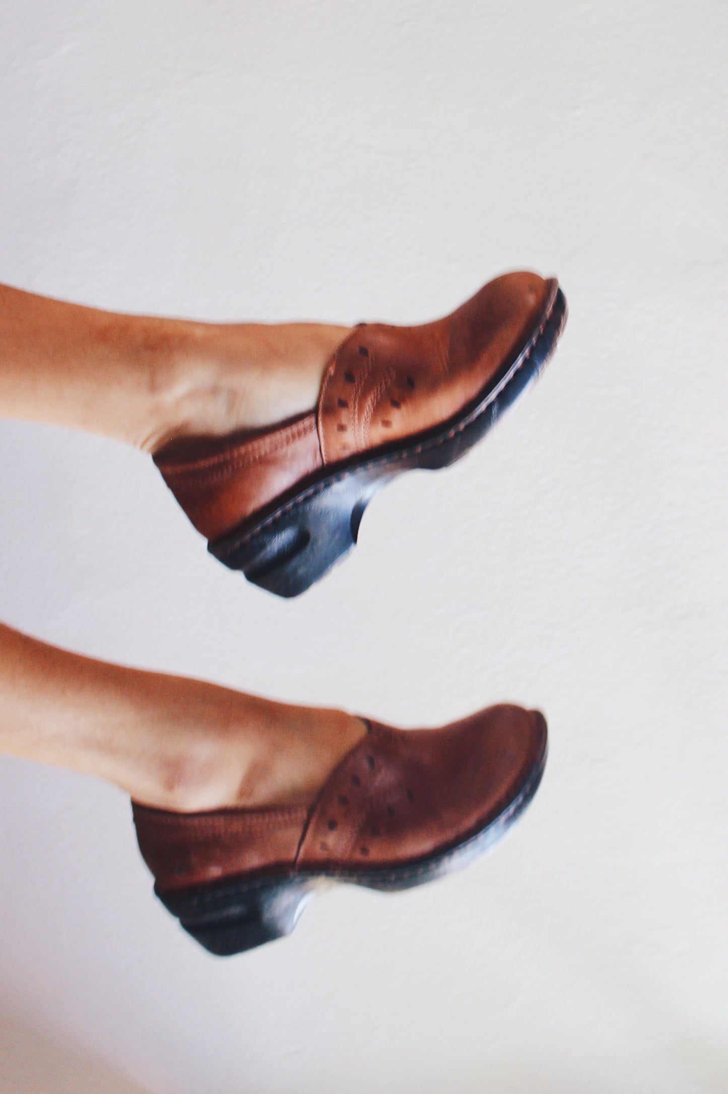 Step Back in Time: Vintage '90s B.O.C. Leather Clogs
