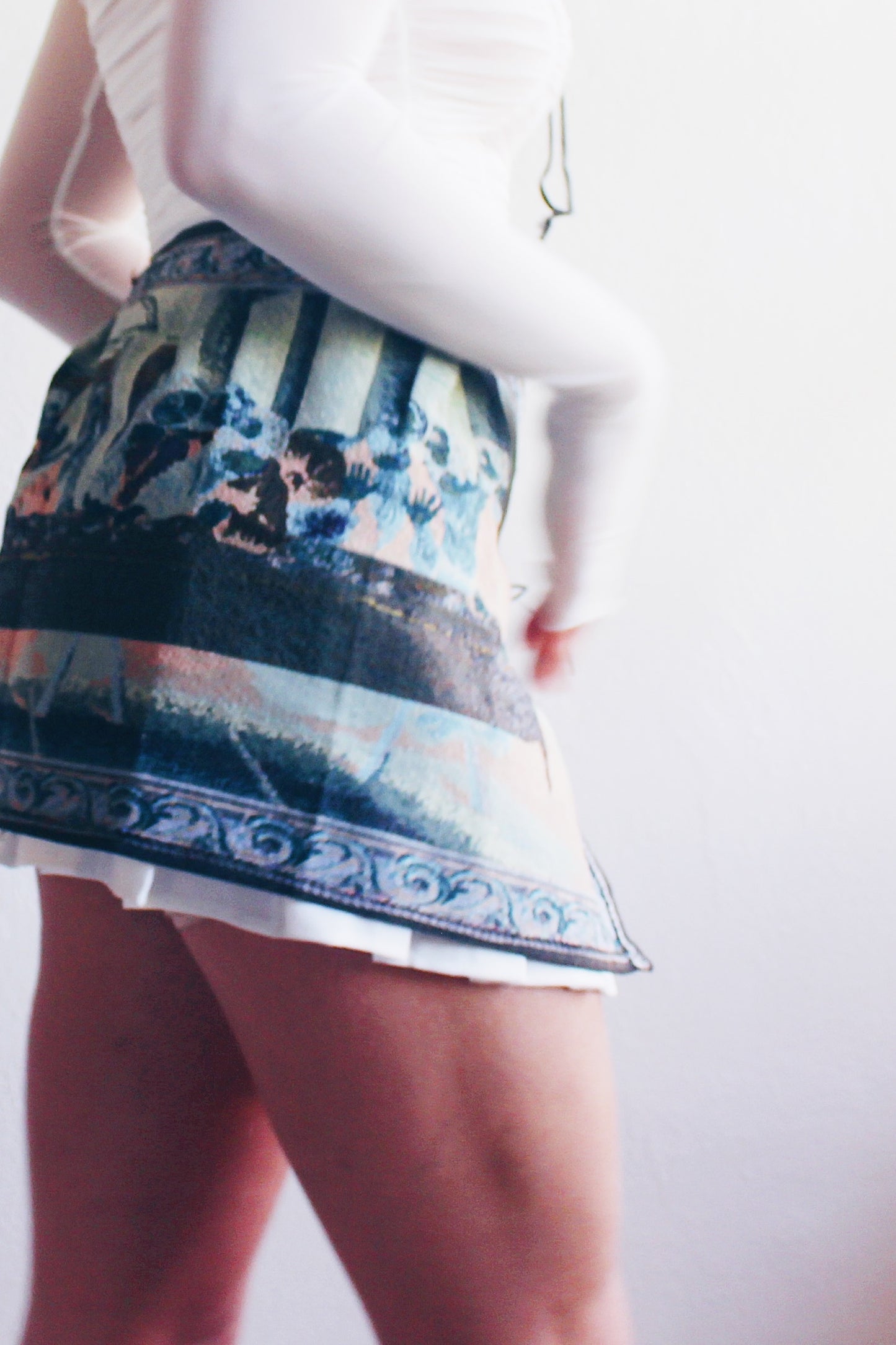 Last Supper Masterpiece Skirt - Channeling Divine Dark Academia Vibes