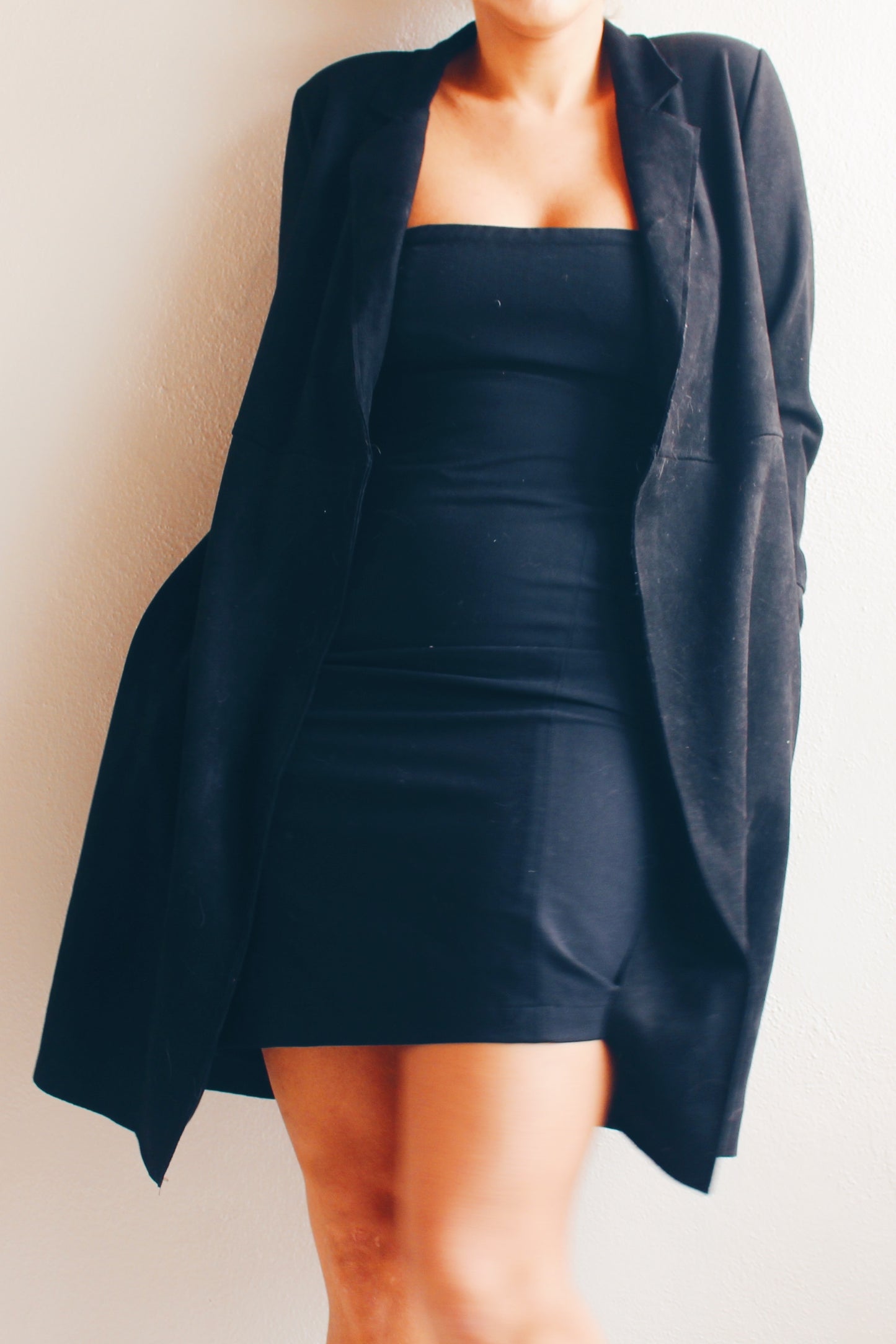 Long Chic Back Blazer Jacket for Effortless Sophistication