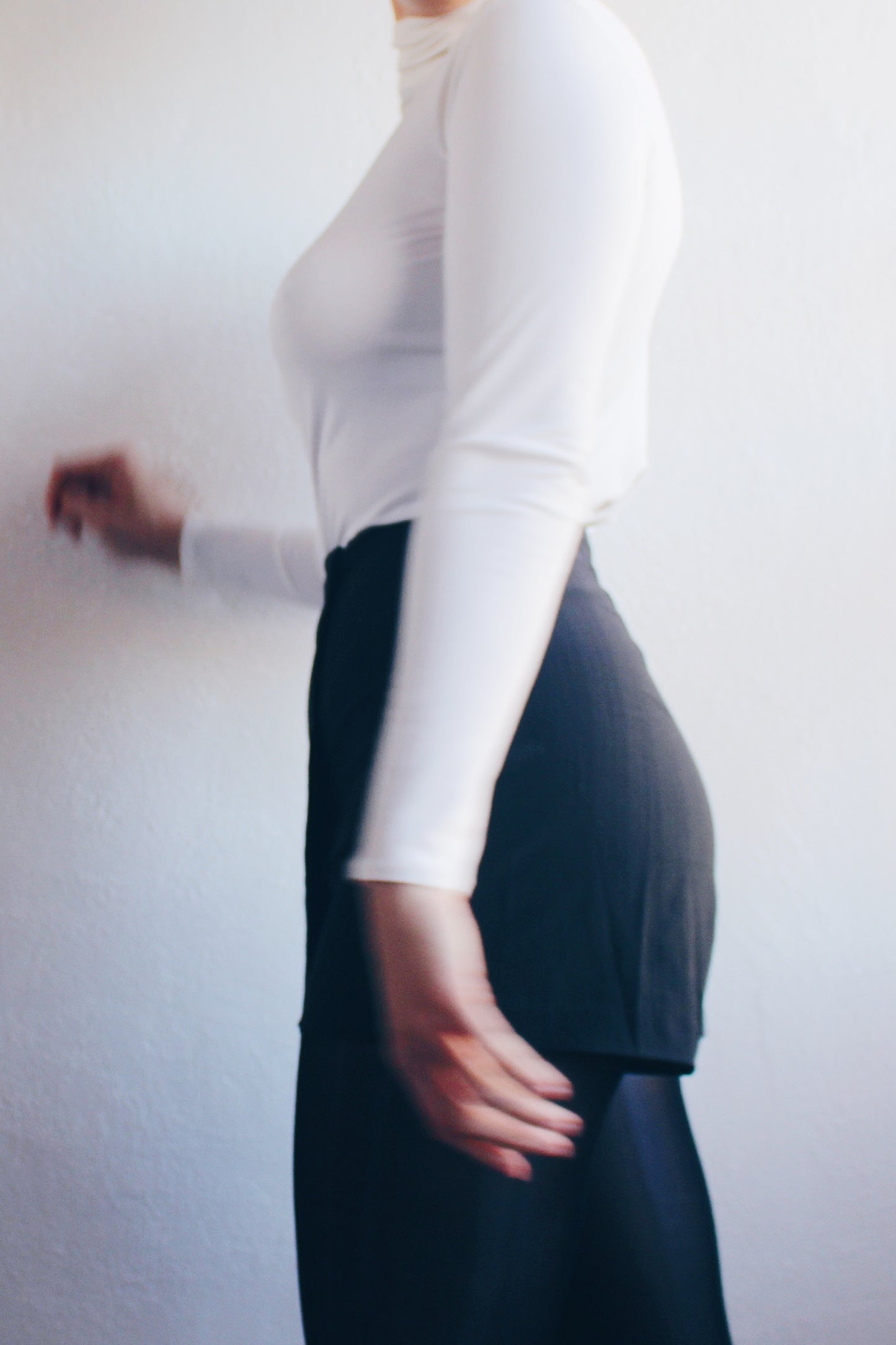 Upcycled Chic: Black Asymmetric Skort Transformed from Vintage Blazer - Sustainable Statement Piece