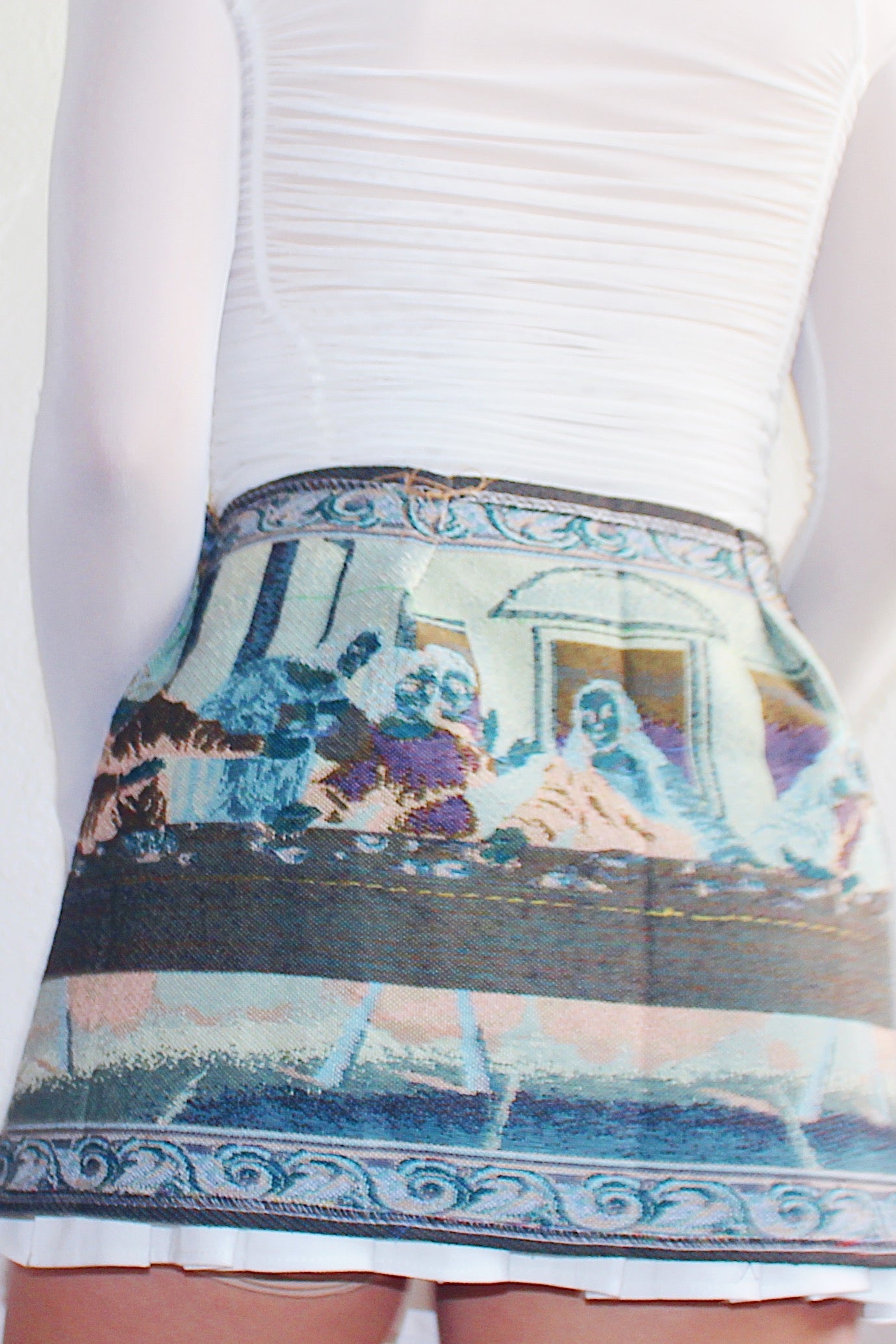 Last Supper Masterpiece Skirt - Channeling Divine Dark Academia Vibes