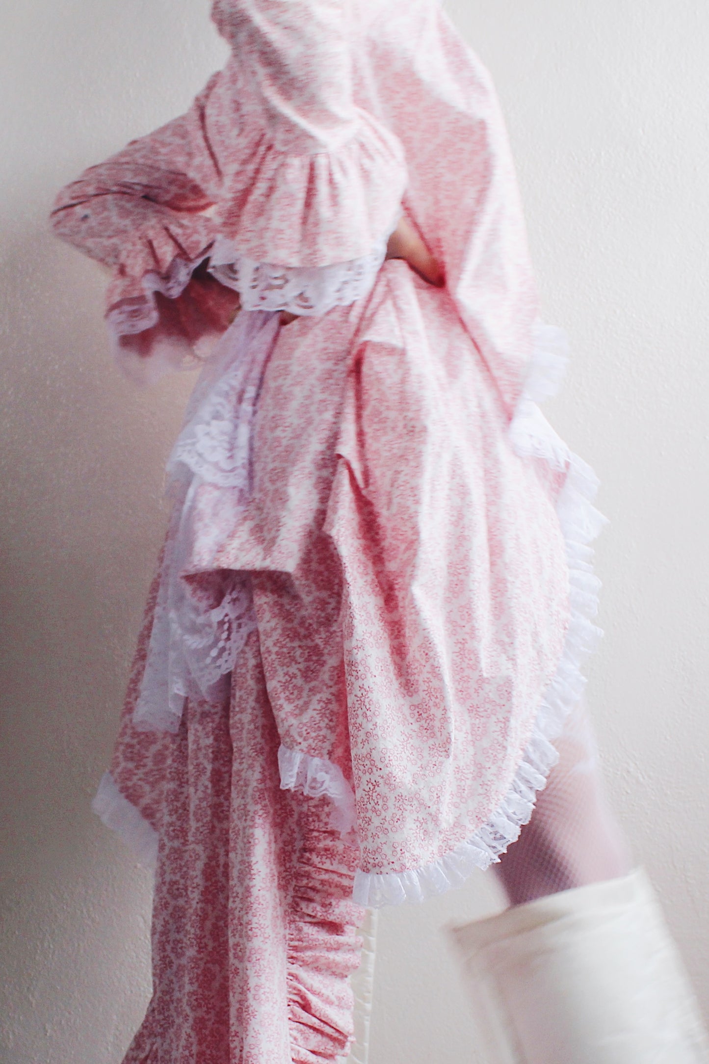 Antoinette Lace: Vintage Duster Jacket & Skirt Set - Coquette Chic, Vivienne Westwood Inspired