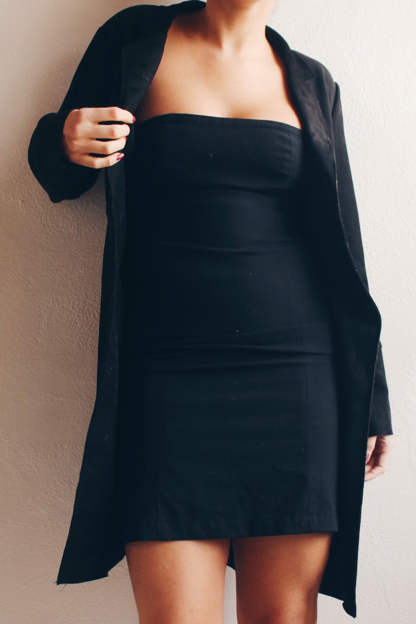 Long Chic Back Blazer Jacket for Effortless Sophistication