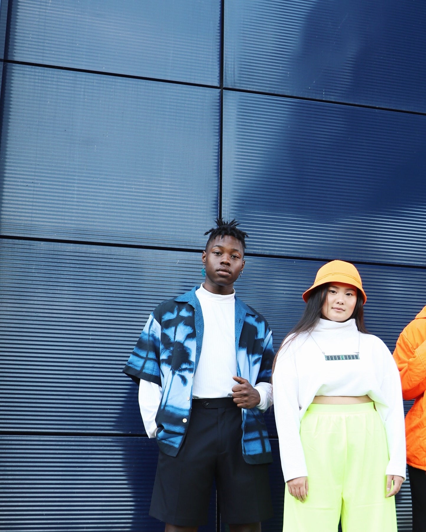 Underneath the Palm Trees : Vintage Blue Y2K Shirt - Men's Streetwear Style