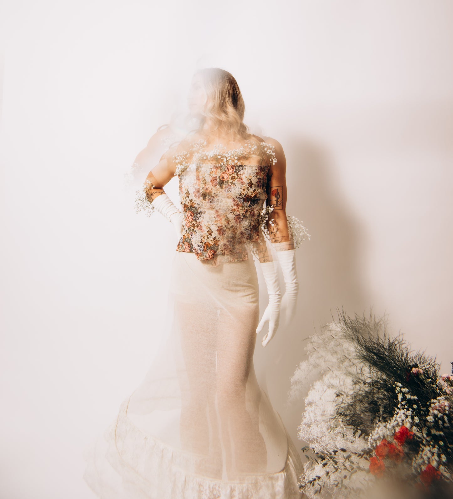 Upcycled tapestry crop top / Reworked Fashion corset crop top / upcycled lace up harness