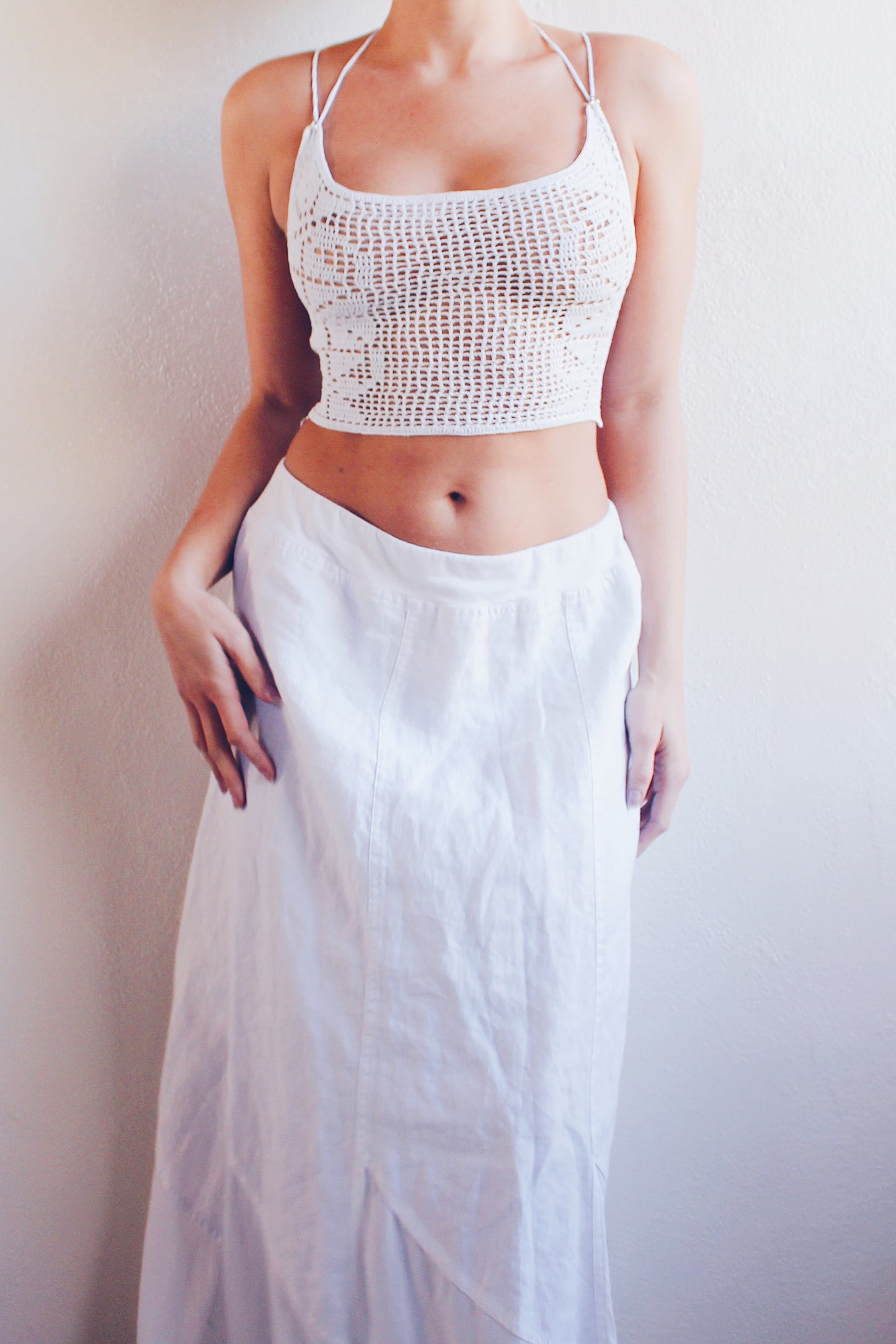Rustic Couture: Upcycled Doily Crop Top