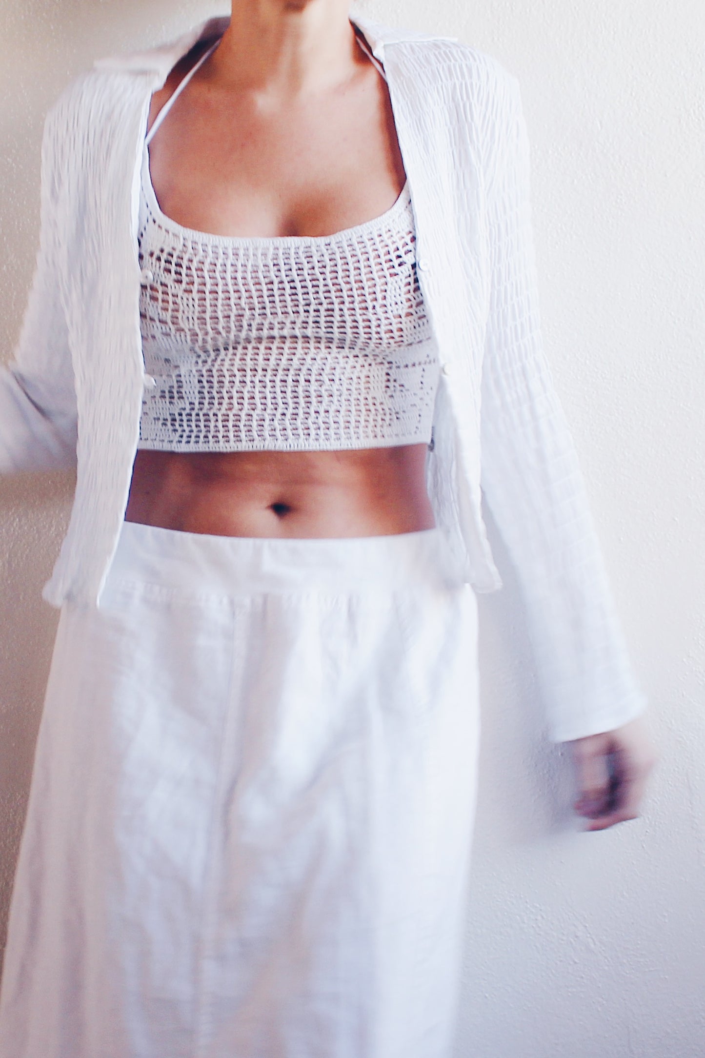 Rustic Couture: Upcycled Doily Crop Top