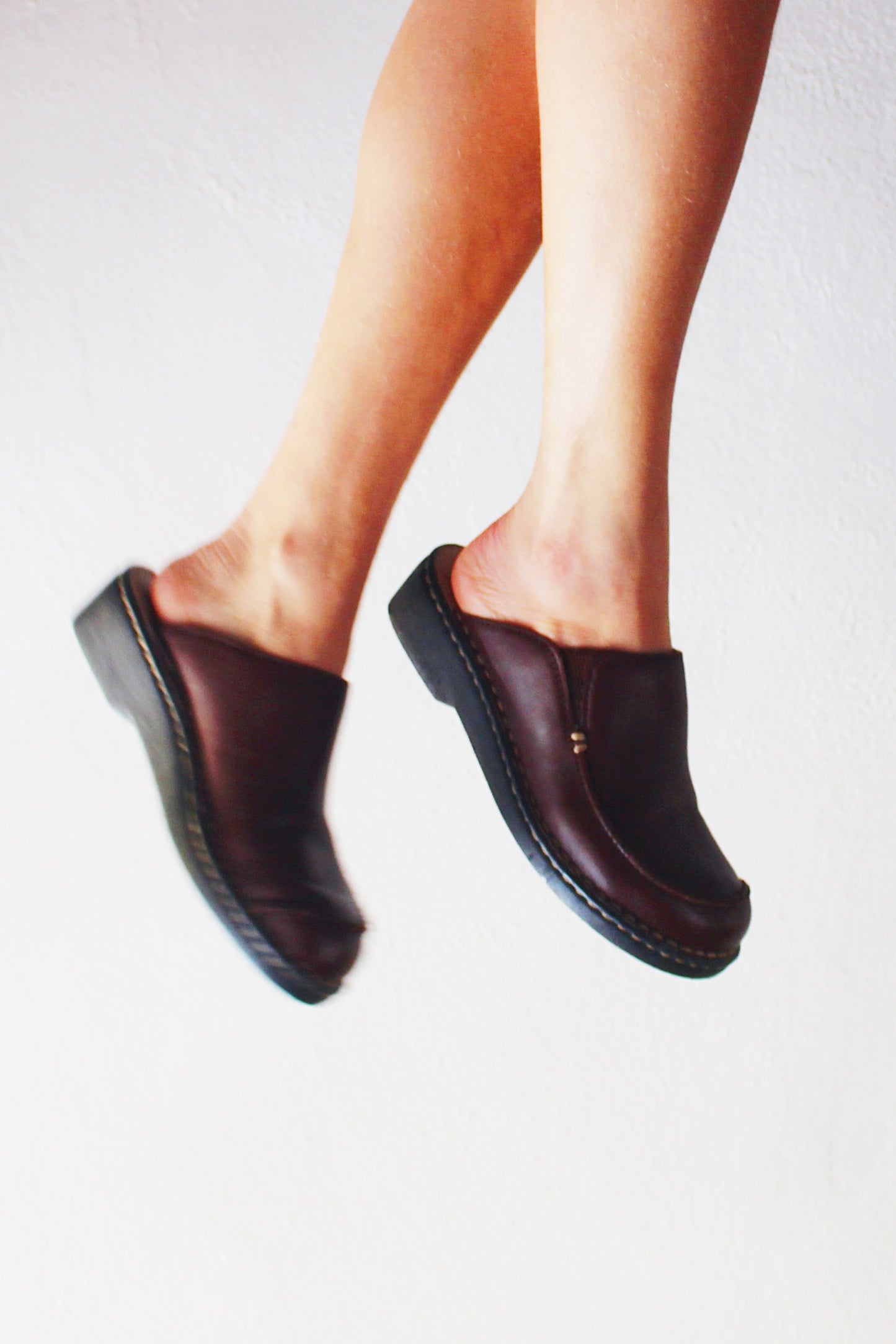 Step Back in Time: Vintage '90s Cherokee Leather Clogs