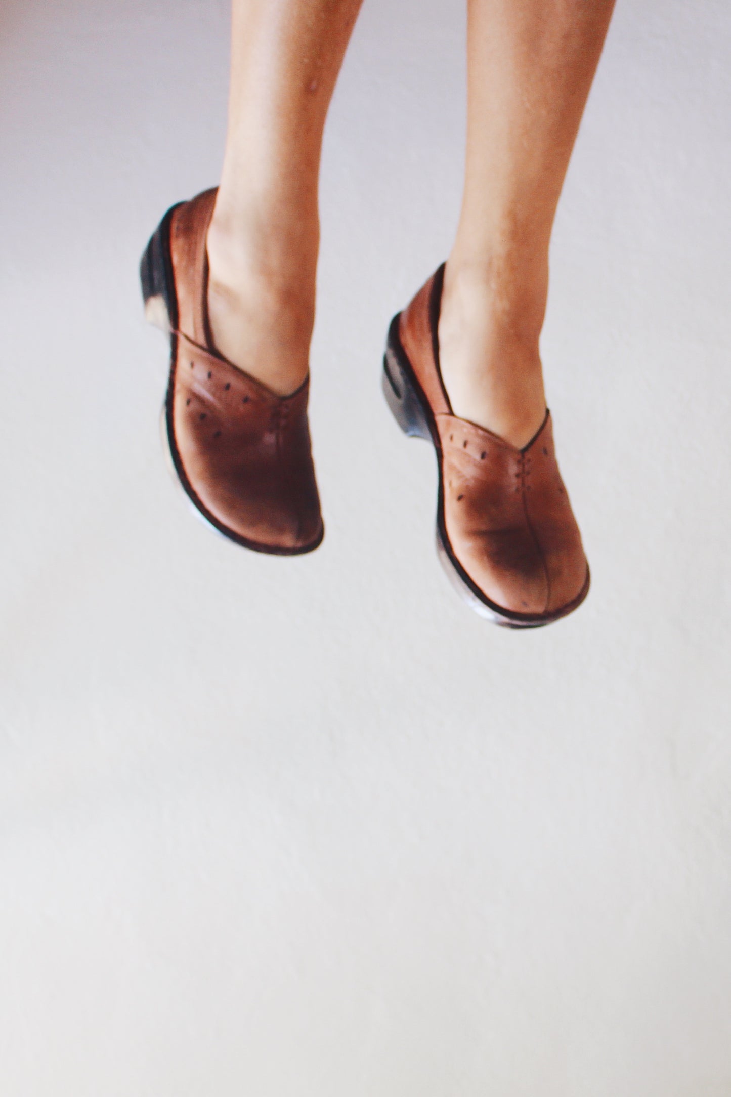 Step Back in Time: Vintage '90s B.O.C. Leather Clogs