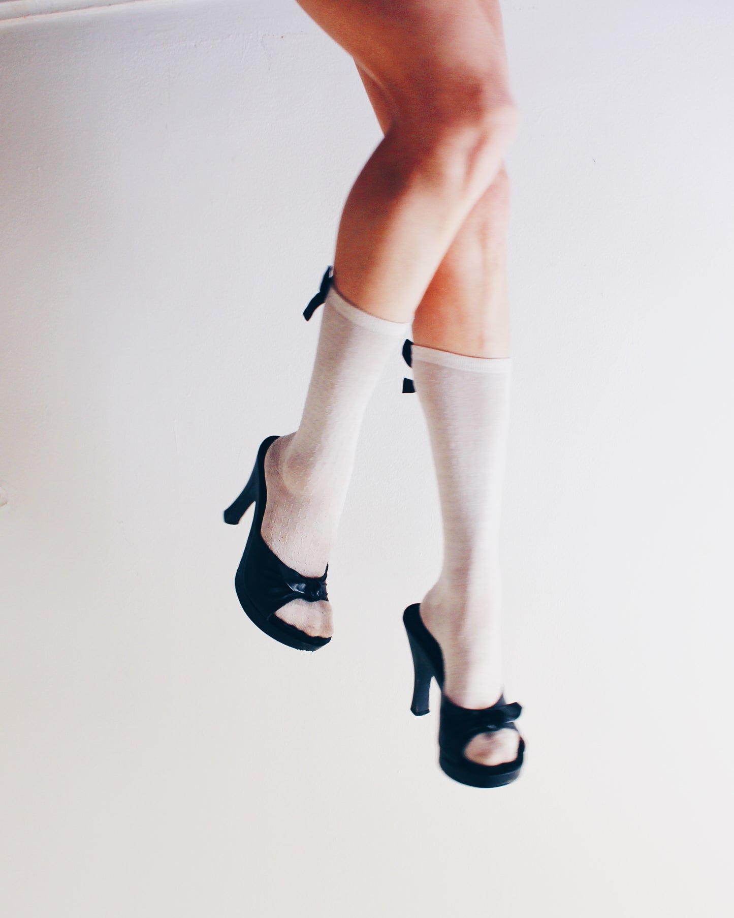 Vintage Black Leather Open Toe Heels – Y2K Bratz Style Summer Pumps