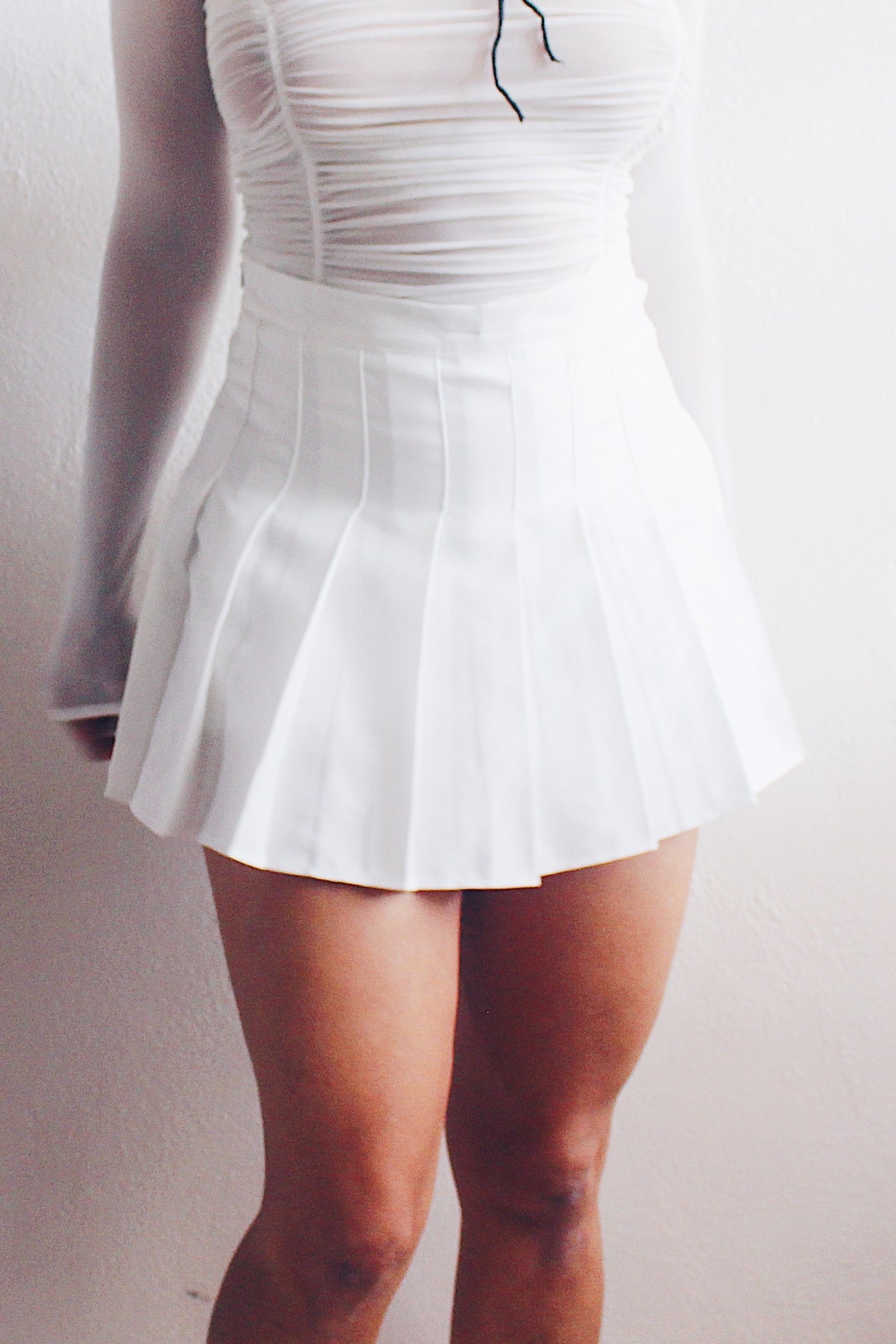 Timeless Elegance! Vintage Pleated Mini Skirt for Academic Coquette Style