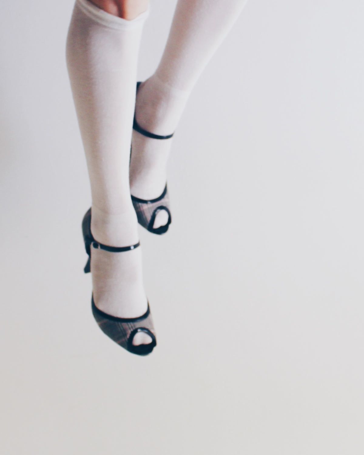 Naturalizer Plaid Peep Toe Stiletto Heels Size 8 | Y2K Emo Goth Coquette Style | Pink Plaid Tartan Pumps 2000s Aesthetic