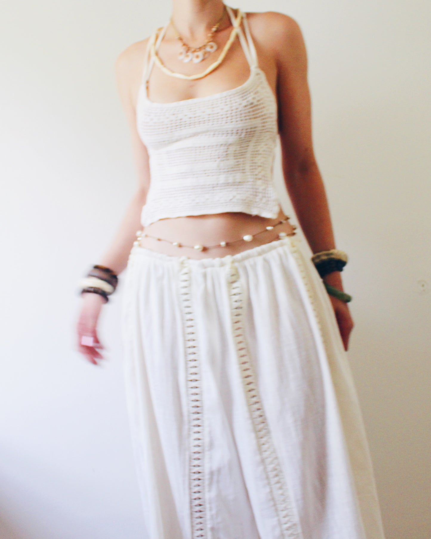 Crochet Couture: Upcycled Doily Crop Top - Reworked vintage - Coachella outfit (Copy)