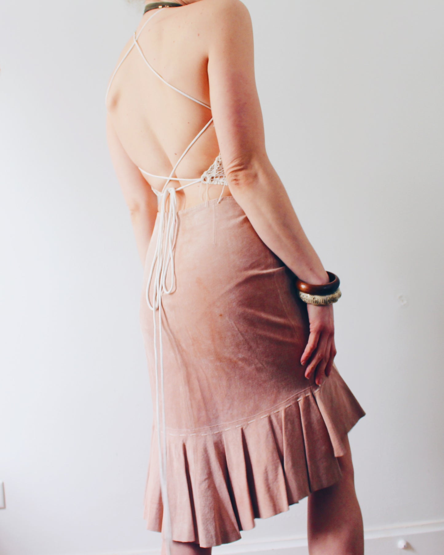 Crochet Couture: Upcycled Doily Crop Top - Reworked vintage - Coachella outfit