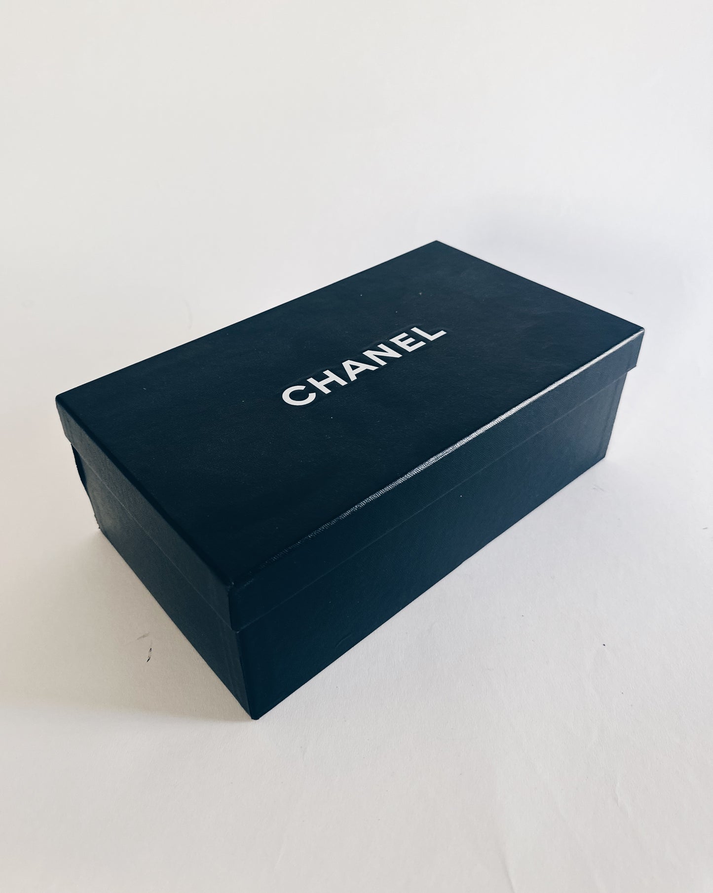 Vintage Chanel Black & White Cap Toe Pointed Heels – Iconic Two Tone Stiletto Pumps | Classic Designer Shoes