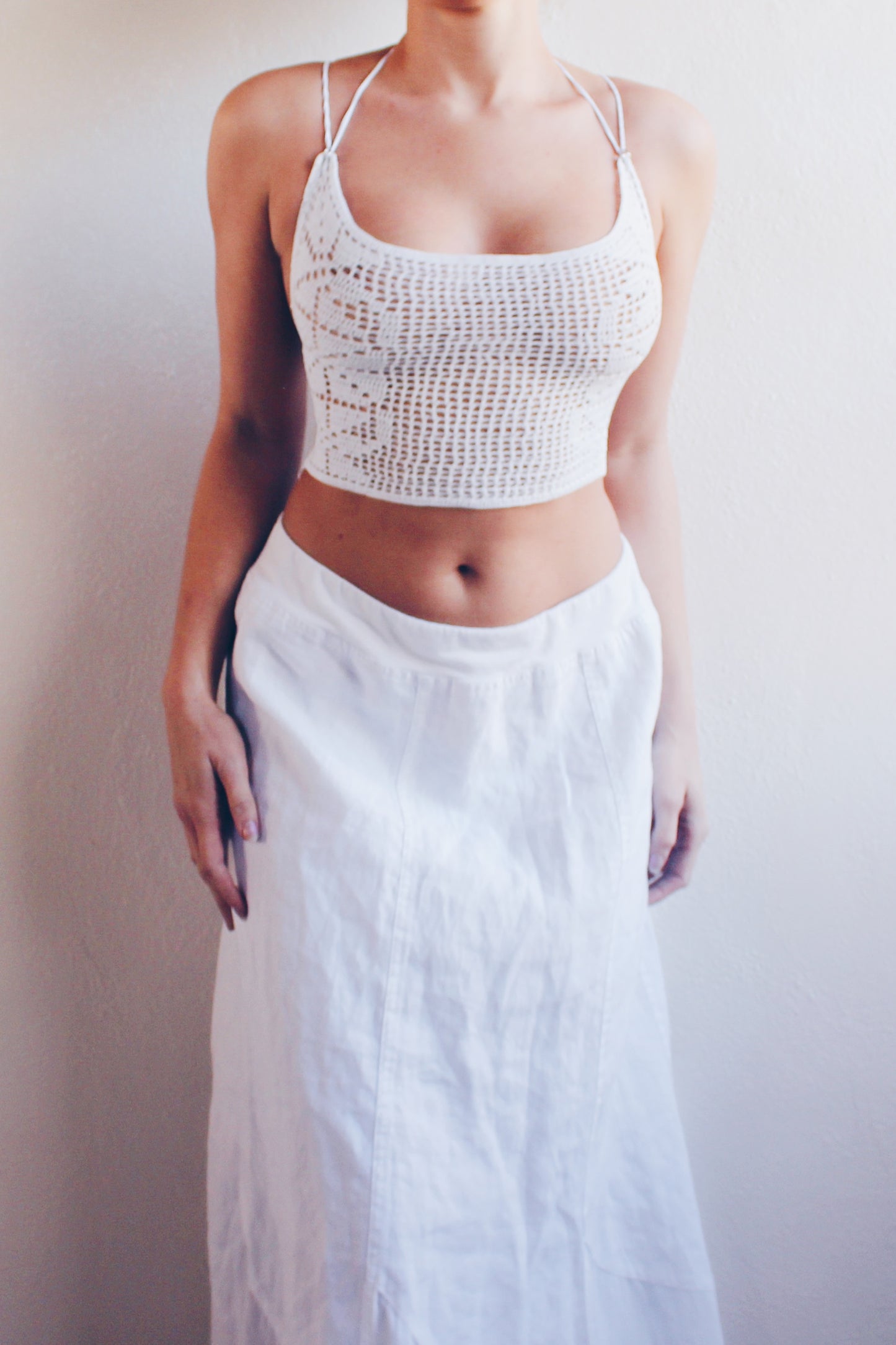 Rustic Couture: Upcycled Doily Crop Top