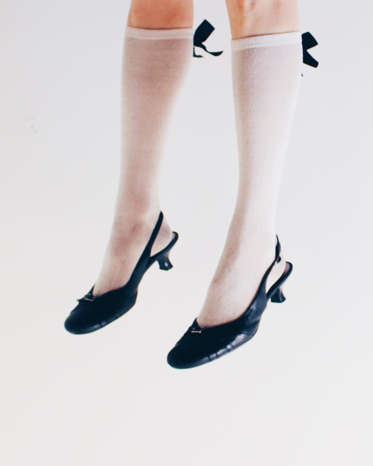 Vintage Y2K Kitten Heels - Buckle Strap Slip on Mossimo Flats