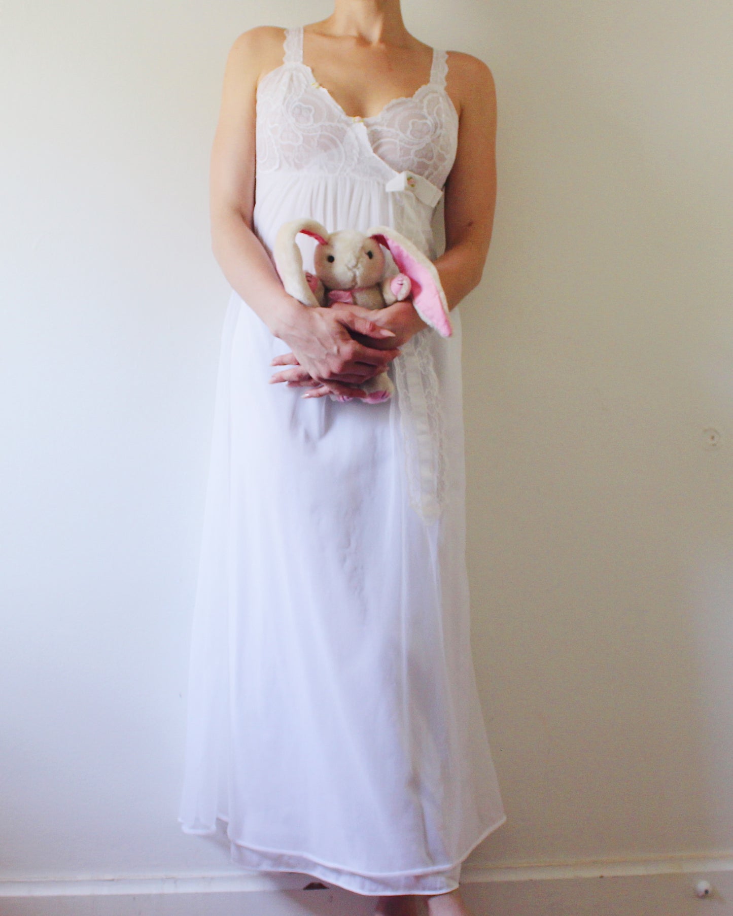 Antique Stuffed Rabbit Toy | Long Ears, Movable Limbs | Coquette Style Unconventional Accessory & Collectible