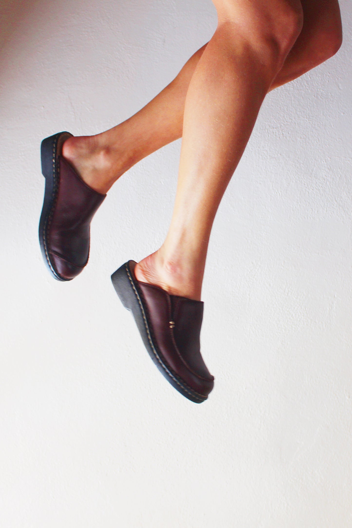 Step Back in Time: Vintage '90s Cherokee Leather Clogs