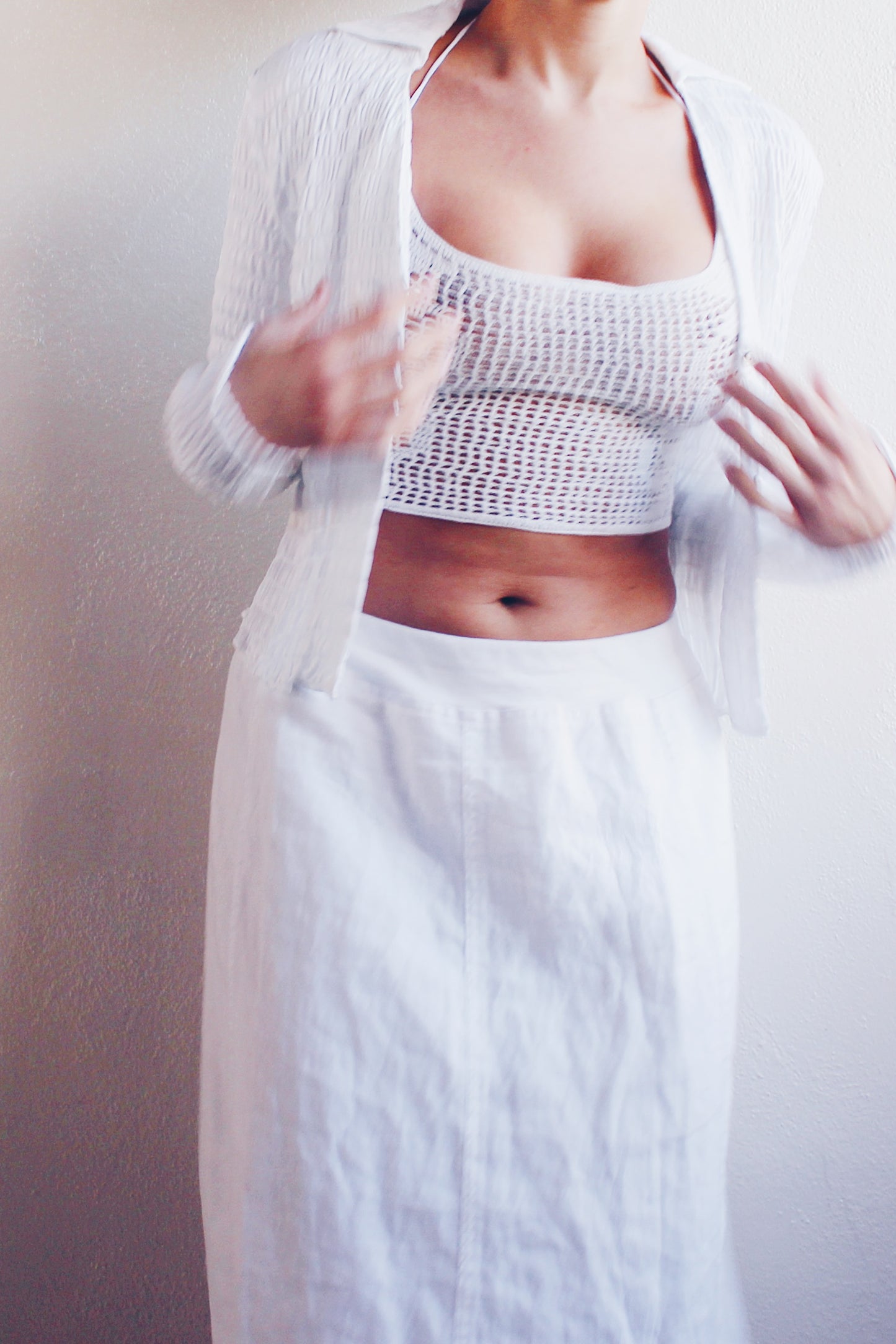 Rustic Couture: Upcycled Doily Crop Top