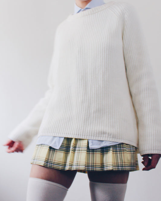 Clueless Dark Academia Y2K Pleated Mini Skirt