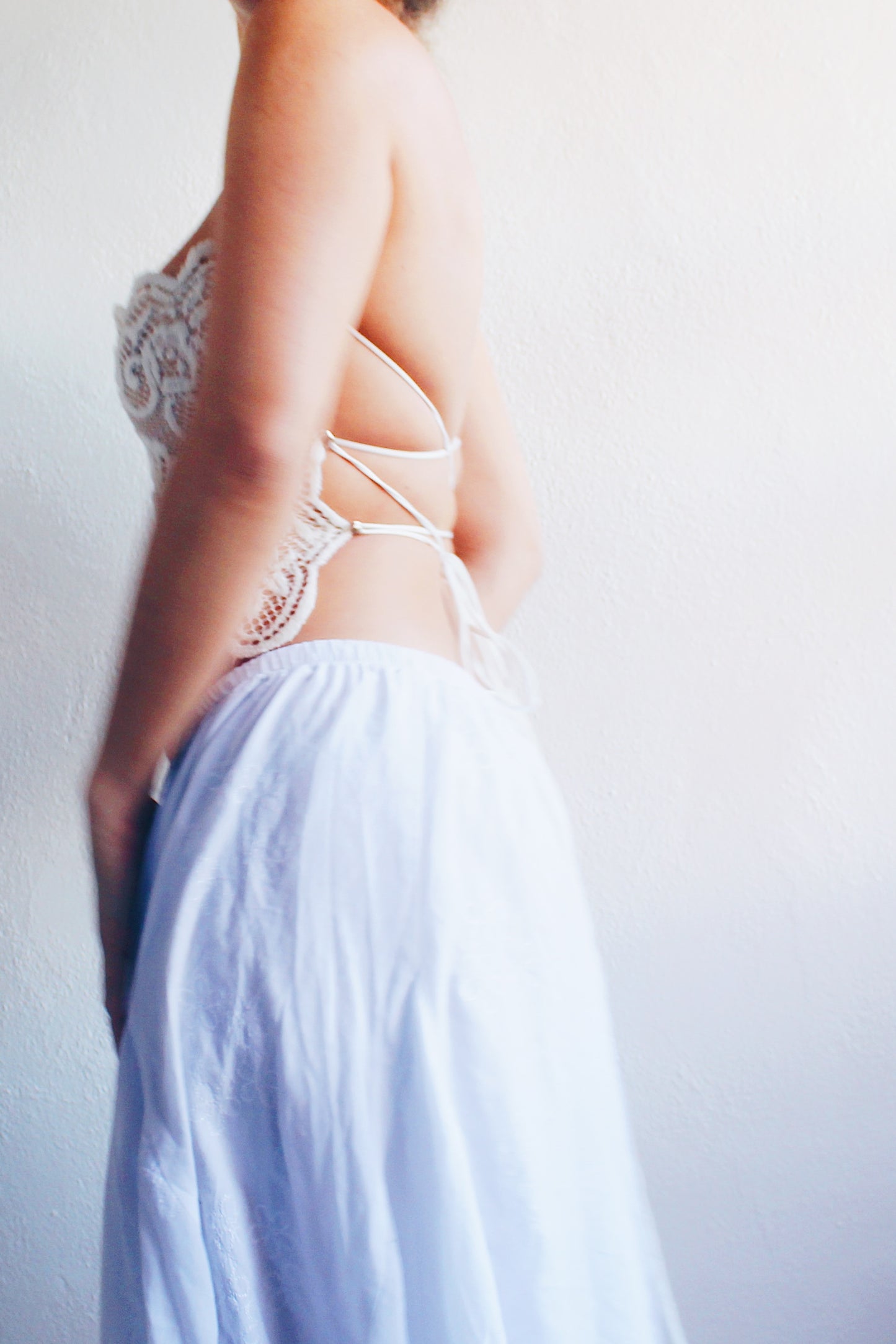 Vintage Lace Magic: Upcycled vintage doily Tank top / White cotton Reworked Fashion crop top