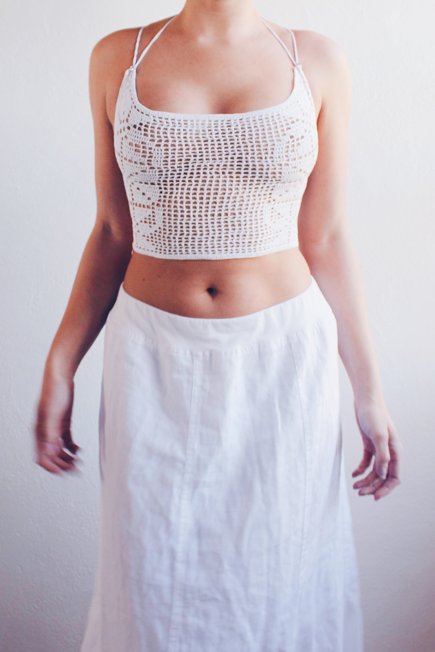 Rustic Couture: Upcycled Doily Crop Top