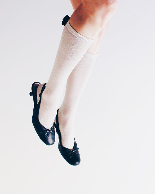 Vintage Y2K Kitten Heels - Buckle Strap Slip on Mossimo Flats