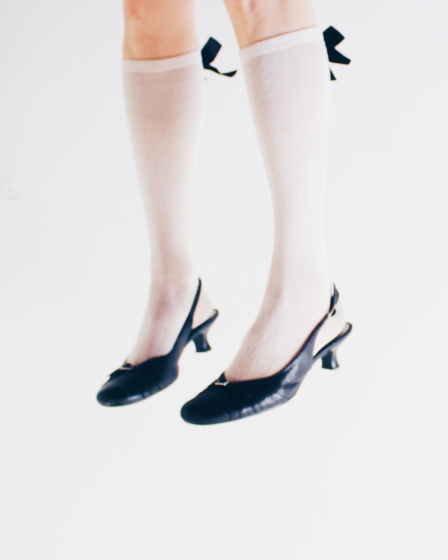 Vintage Y2K Kitten Heels - Buckle Strap Slip on Mossimo Flats