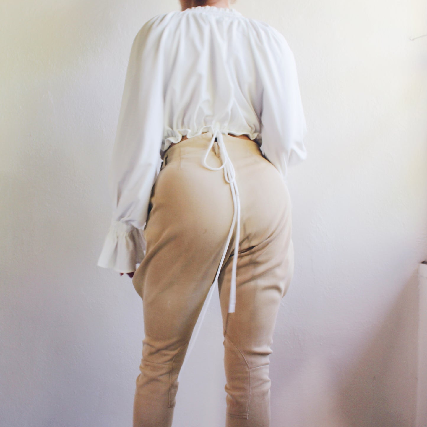 Vintage Khaki Jodphurs - Its giving Equestrian Ralph Lauren | 1920s Wool Pedal Pushers