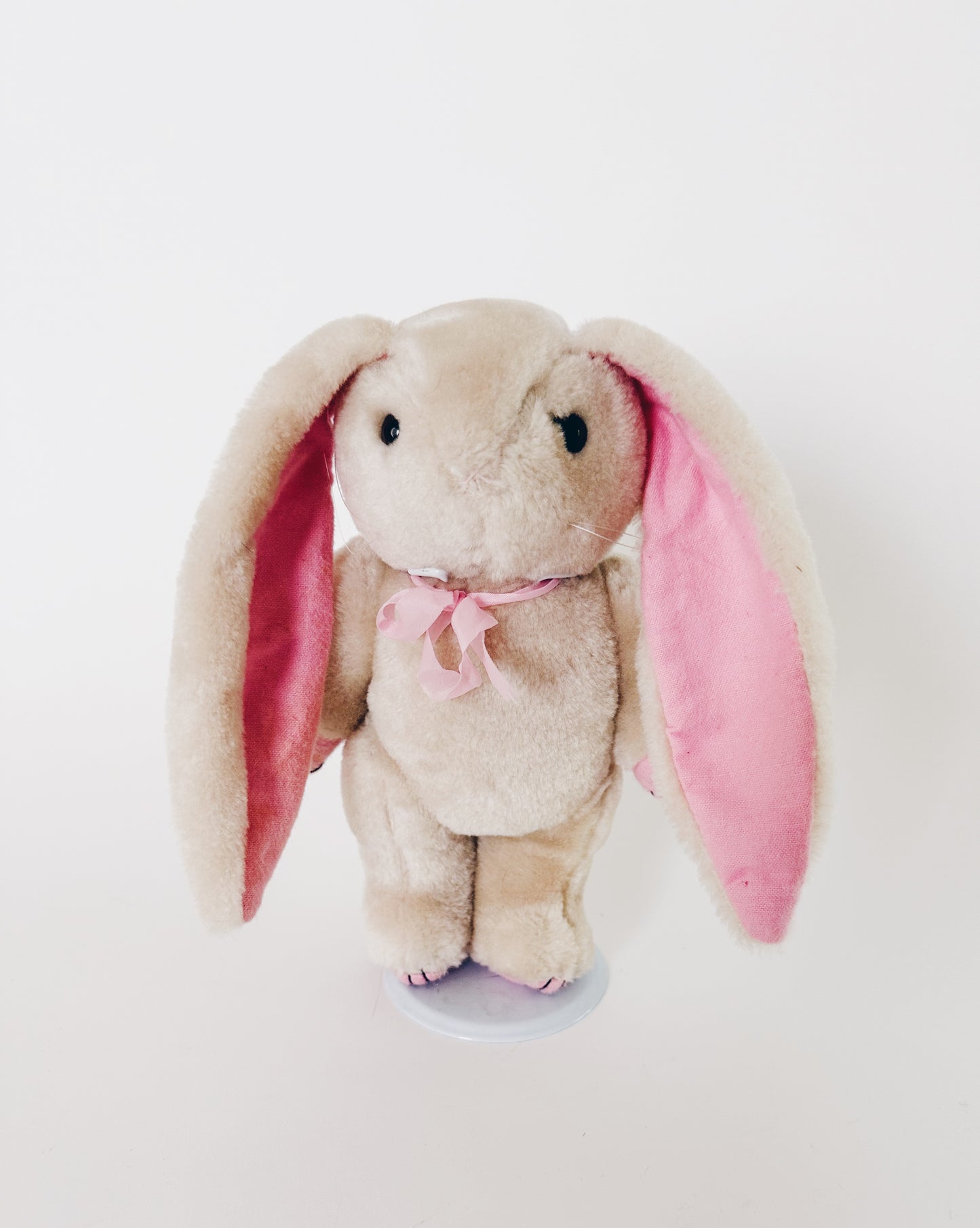 Antique Stuffed Rabbit Toy | Long Ears, Movable Limbs | Coquette Style Unconventional Accessory & Collectible