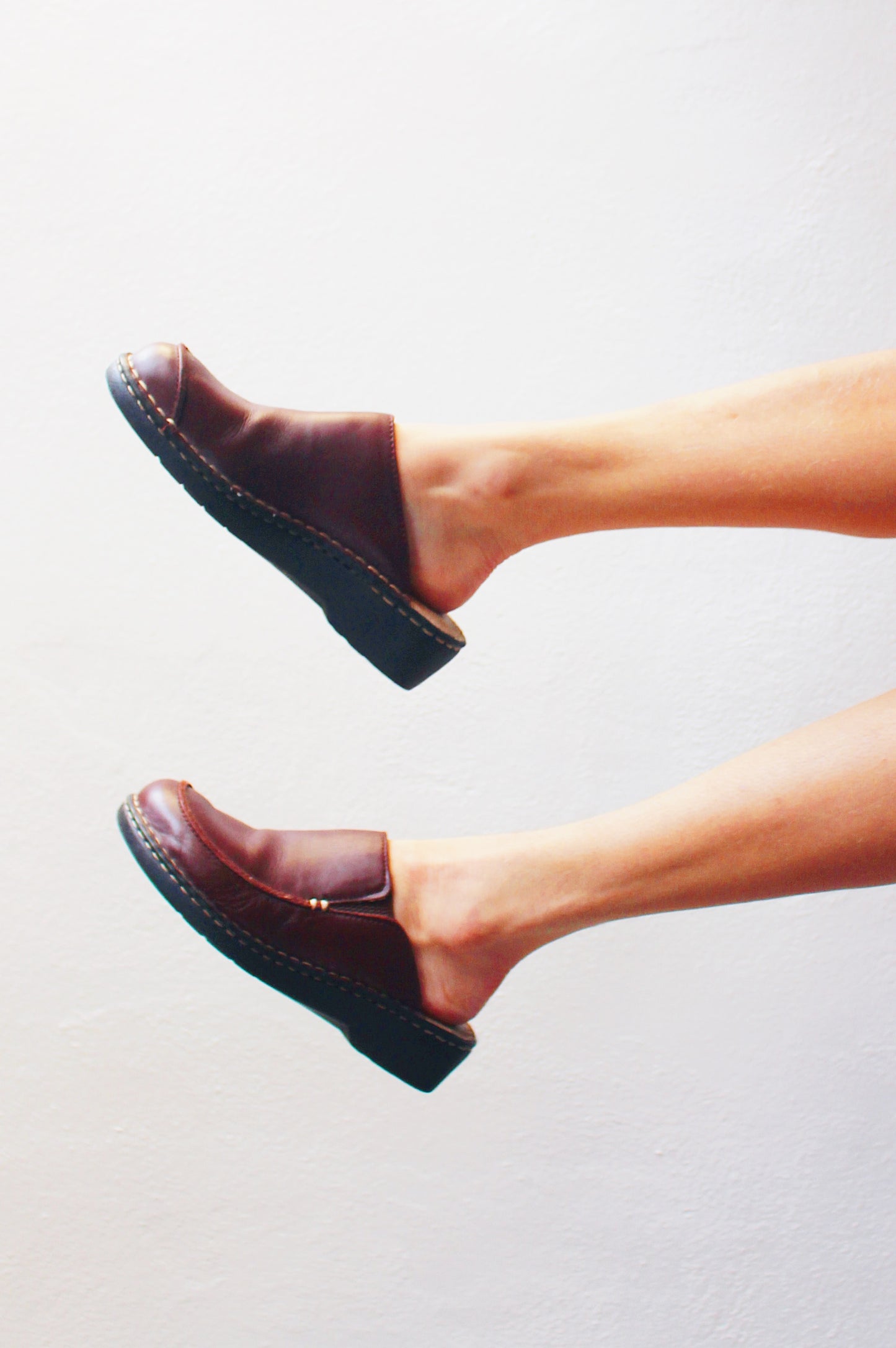 Step Back in Time: Vintage '90s Cherokee Leather Clogs