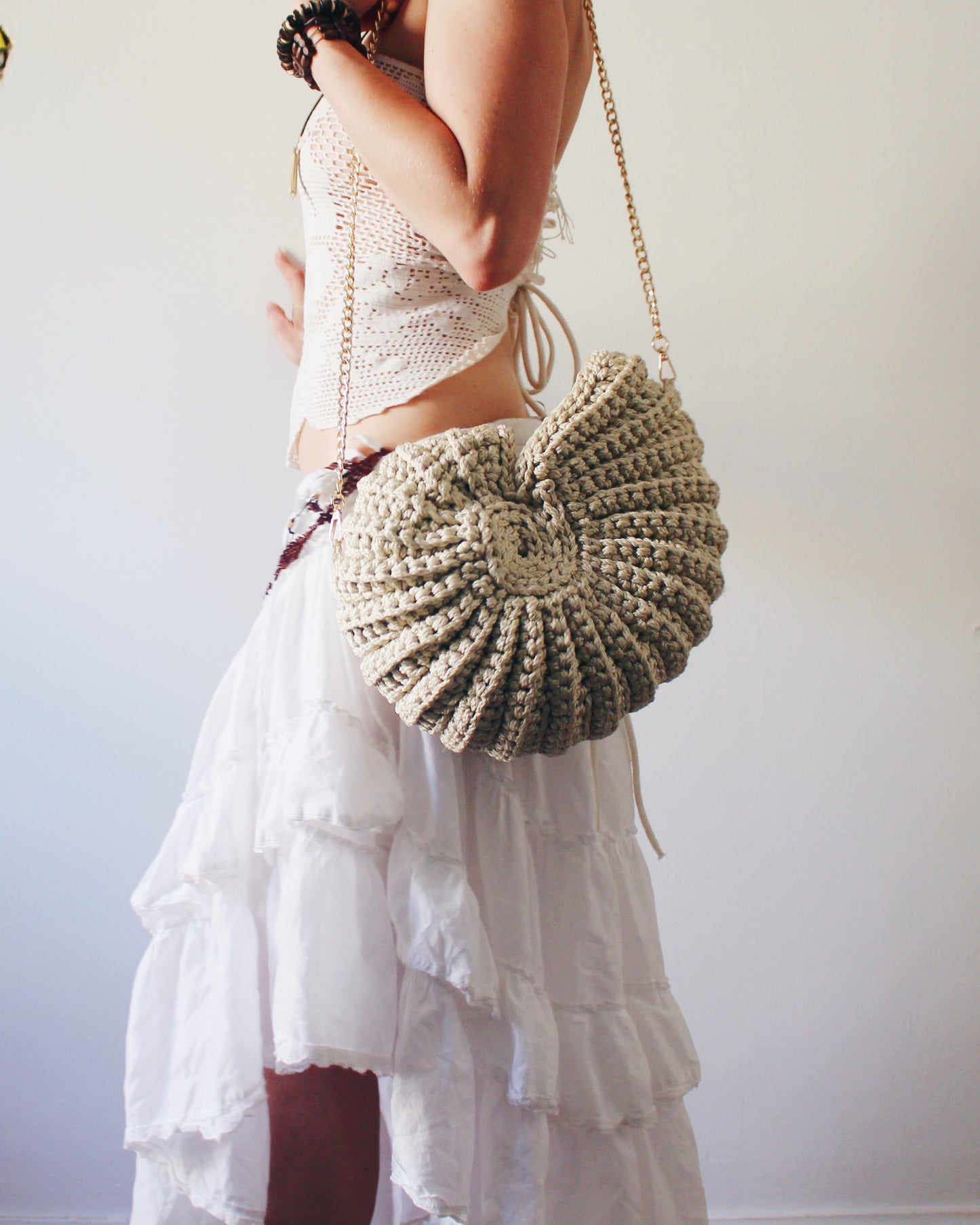 Crochet Couture: Upcycled Doily Crop Top - Reworked equestrian vintage - Festival Outfit