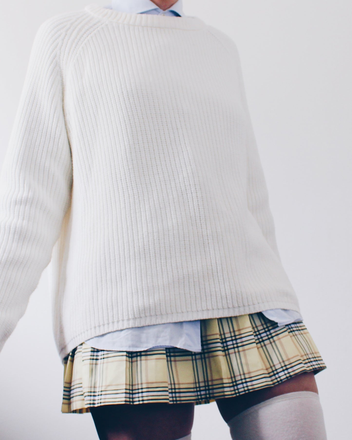 Clueless Dark Academia Y2K Pleated Mini Skirt