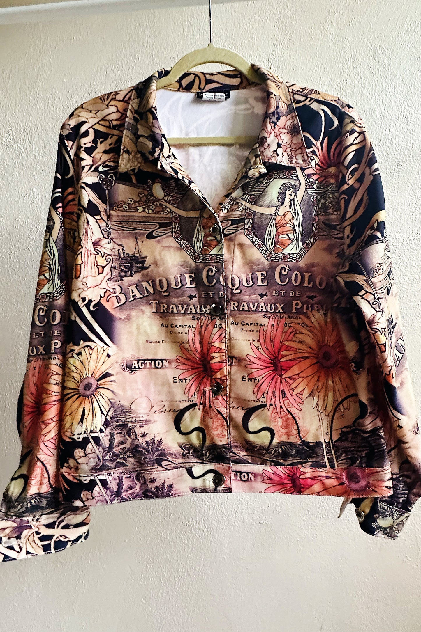 Vintage Whimsigoth Magic: Impulse California Goddess Jacket for Grunge Romantics!