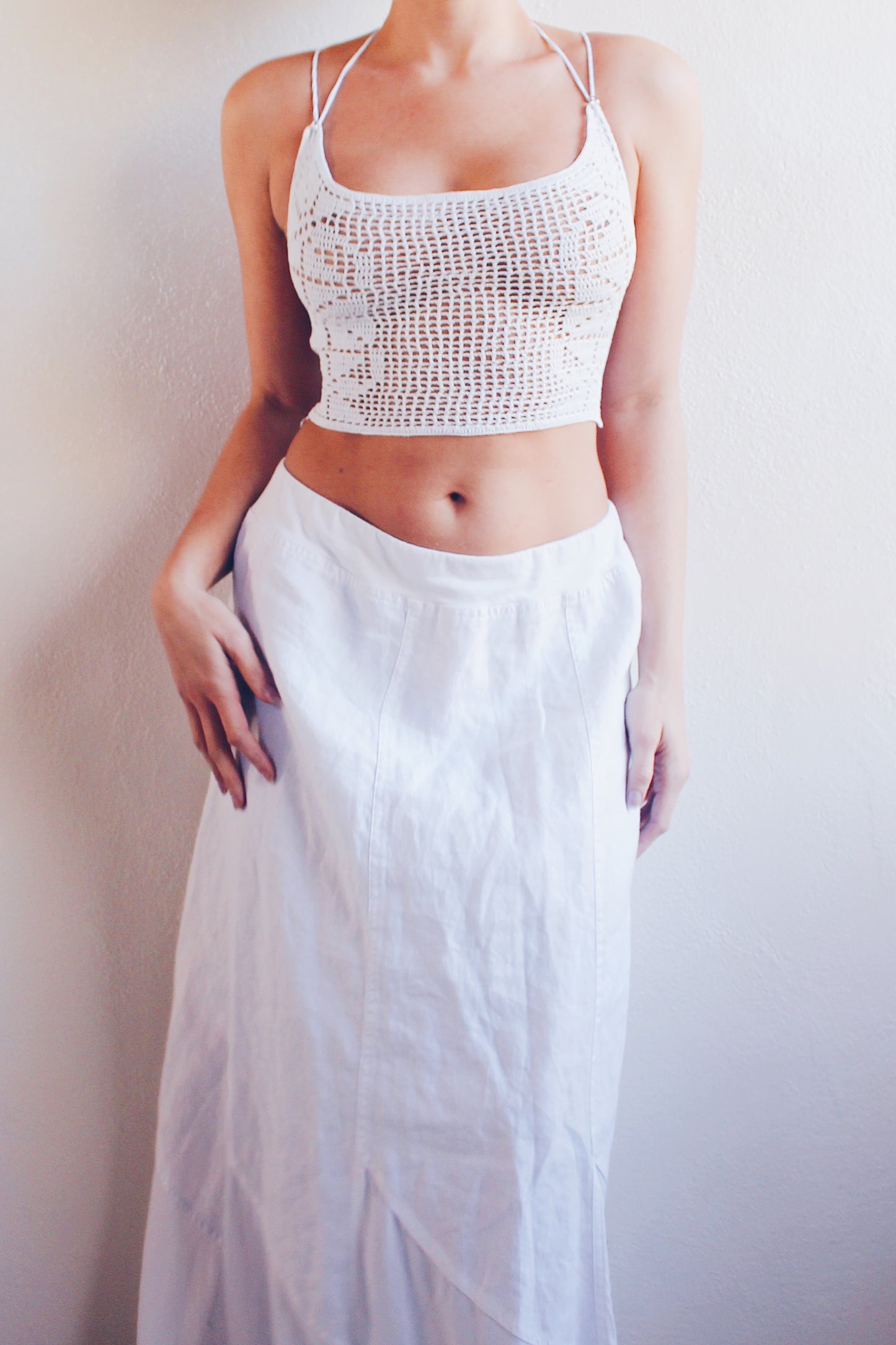 Rustic Couture: Upcycled Doily Crop Top