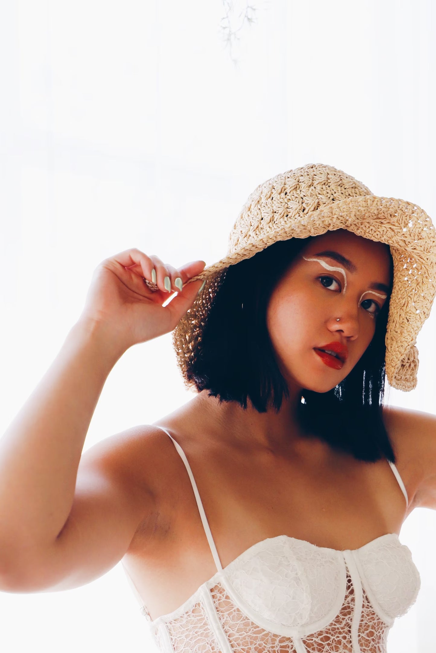 Vintage Floppy Crochet Summer Straw Hat - Southern Bohemian Style | Perfect Raffia for Beach and Sun