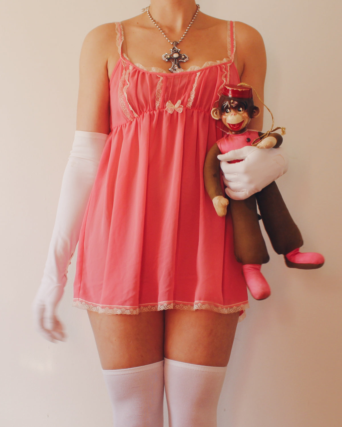 Vintage Victoria's Secret Pink Babydoll Camisole, Y2K Lingerie, Lace Trim Empire Waist Tank, Romantic Coquette Top