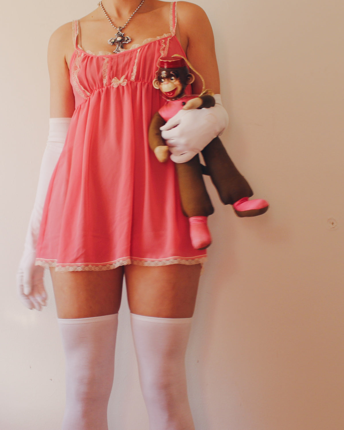 Vintage Victoria's Secret Pink Babydoll Camisole, Y2K Lingerie, Lace Trim Empire Waist Tank, Romantic Coquette Top